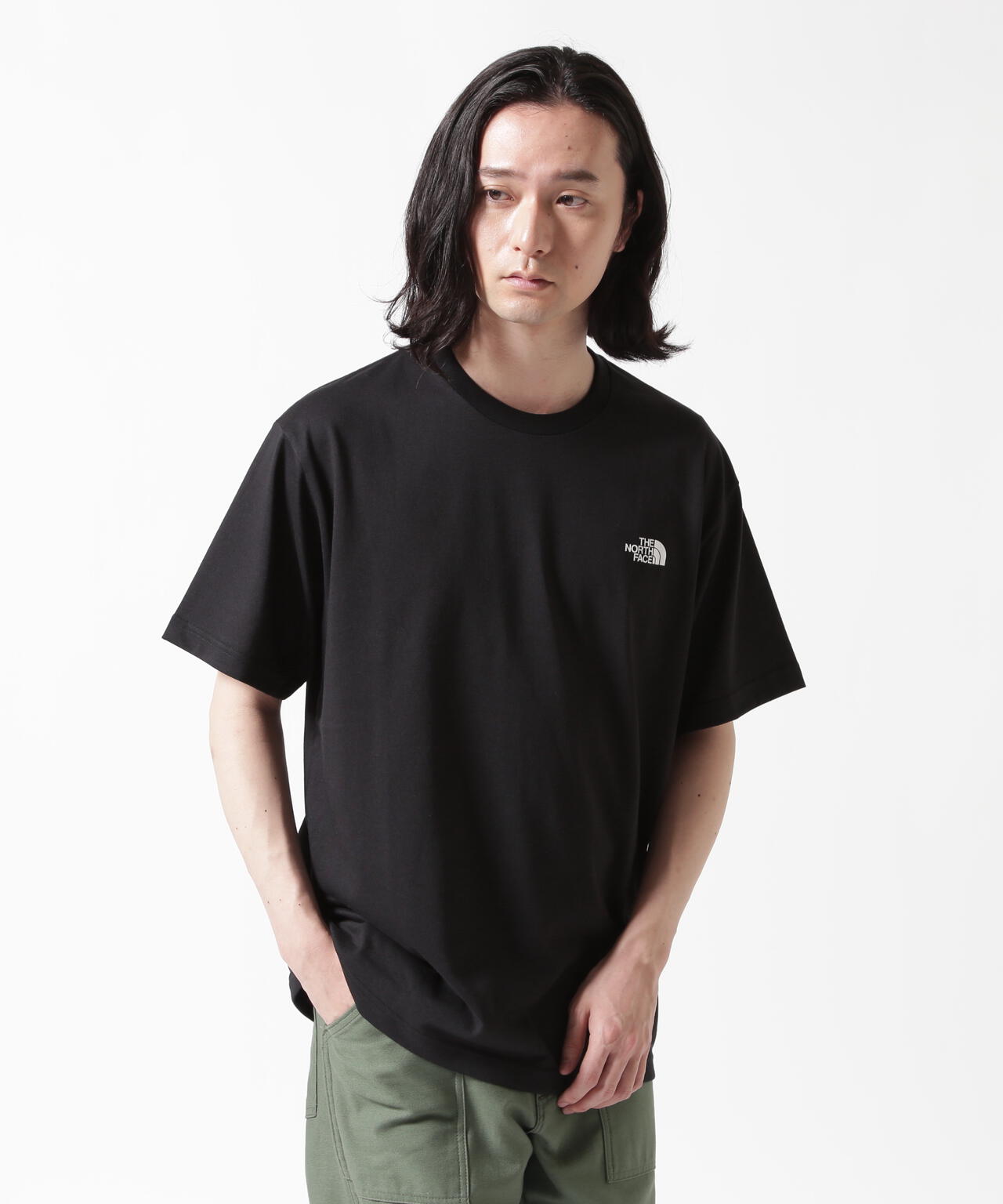 THE NORTH FACE   S/S Bandana Square Logo Tee