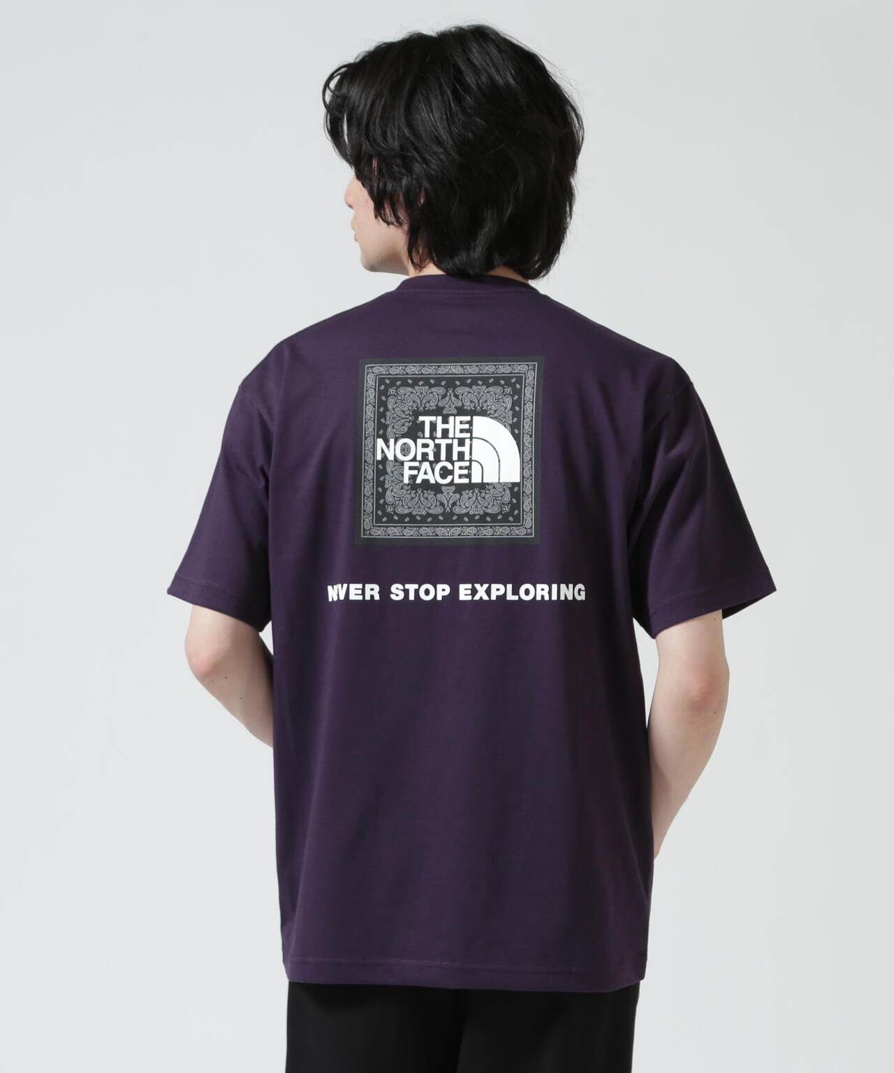 THE NORTH FACE   S/S Bandana Square Logo Tee