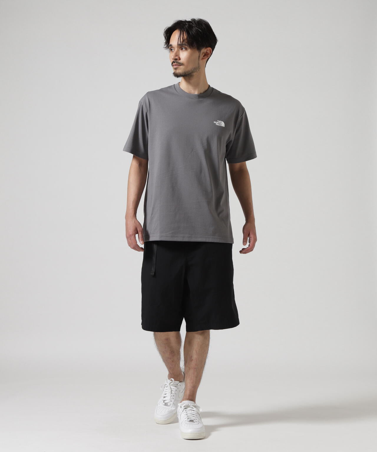 THE NORTH FACE   S/S Bandana Square Logo Tee