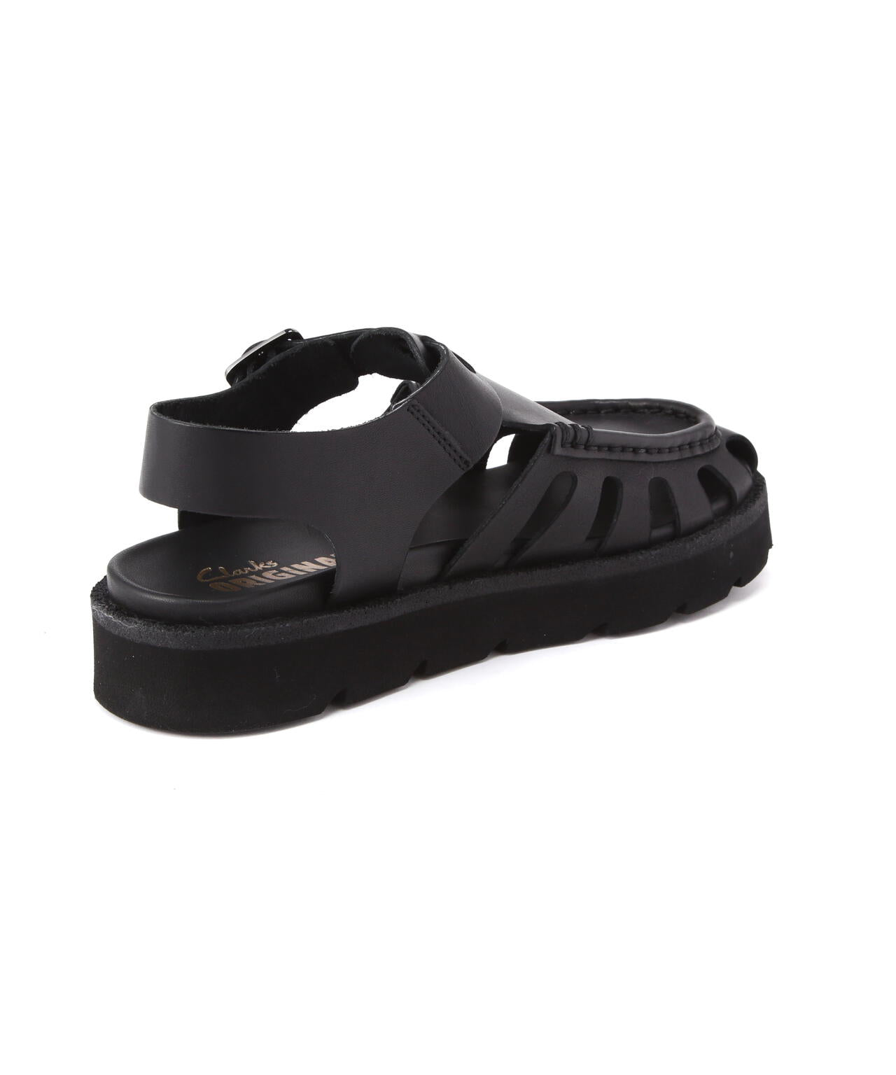 CLARKS/クラークス　Meare Buckle　レディースメアバックル （ブラックレザー）