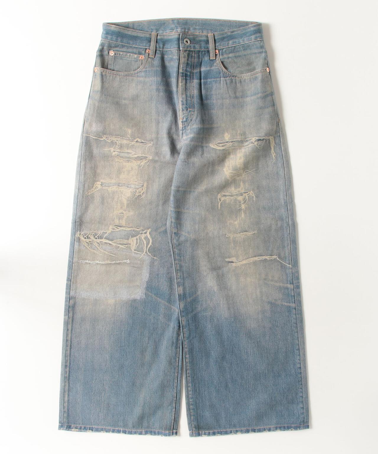 B omnivore/ビーオムニボー　転写 DENIM PANT