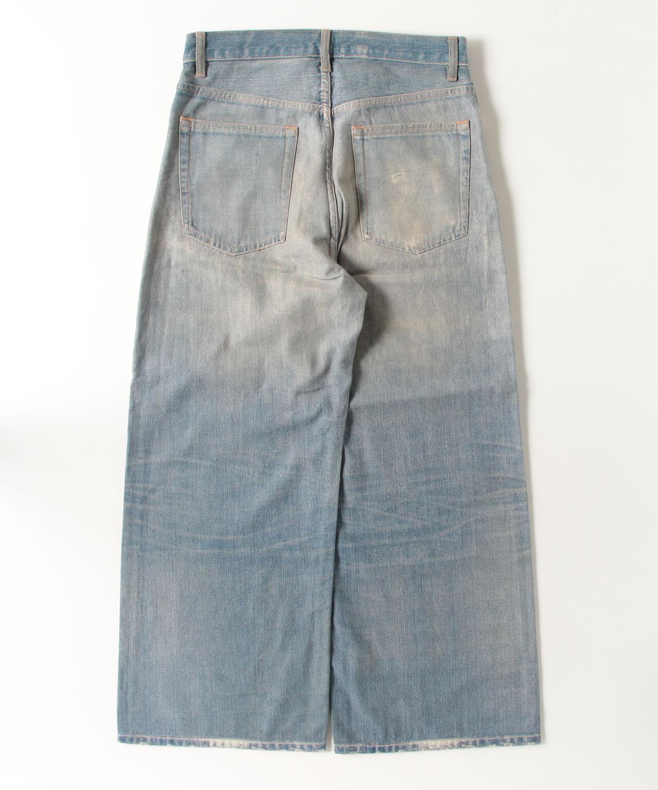 B omnivore/ビーオムニボー　転写 DENIM PANT