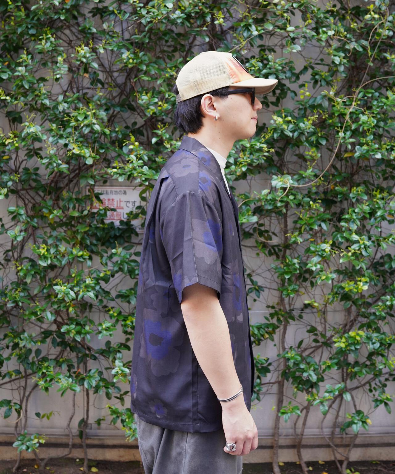B omnivore/ビーオムニボー　FLOWER S/S SHIRT