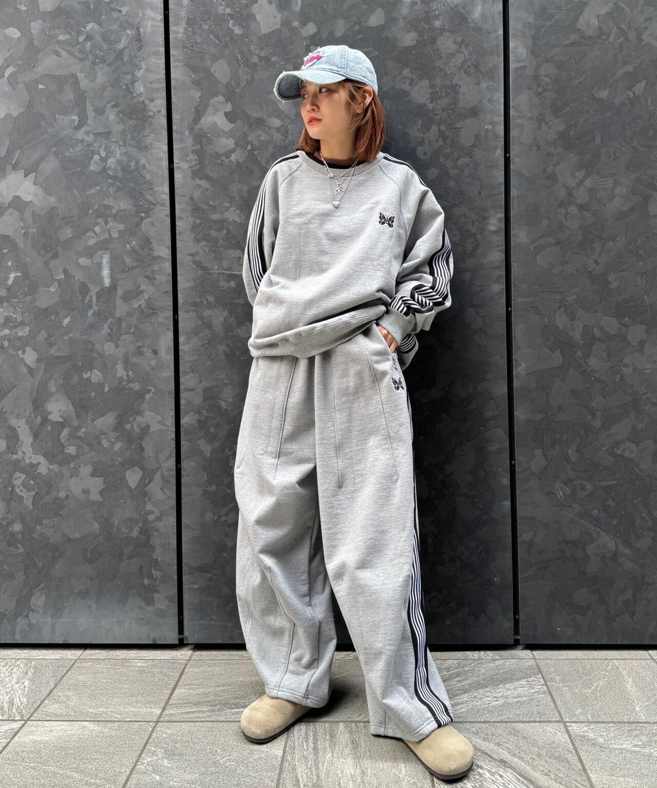 Needles/ニードルズ　別注Track Crew Neck Shirt - Cotton Jersey