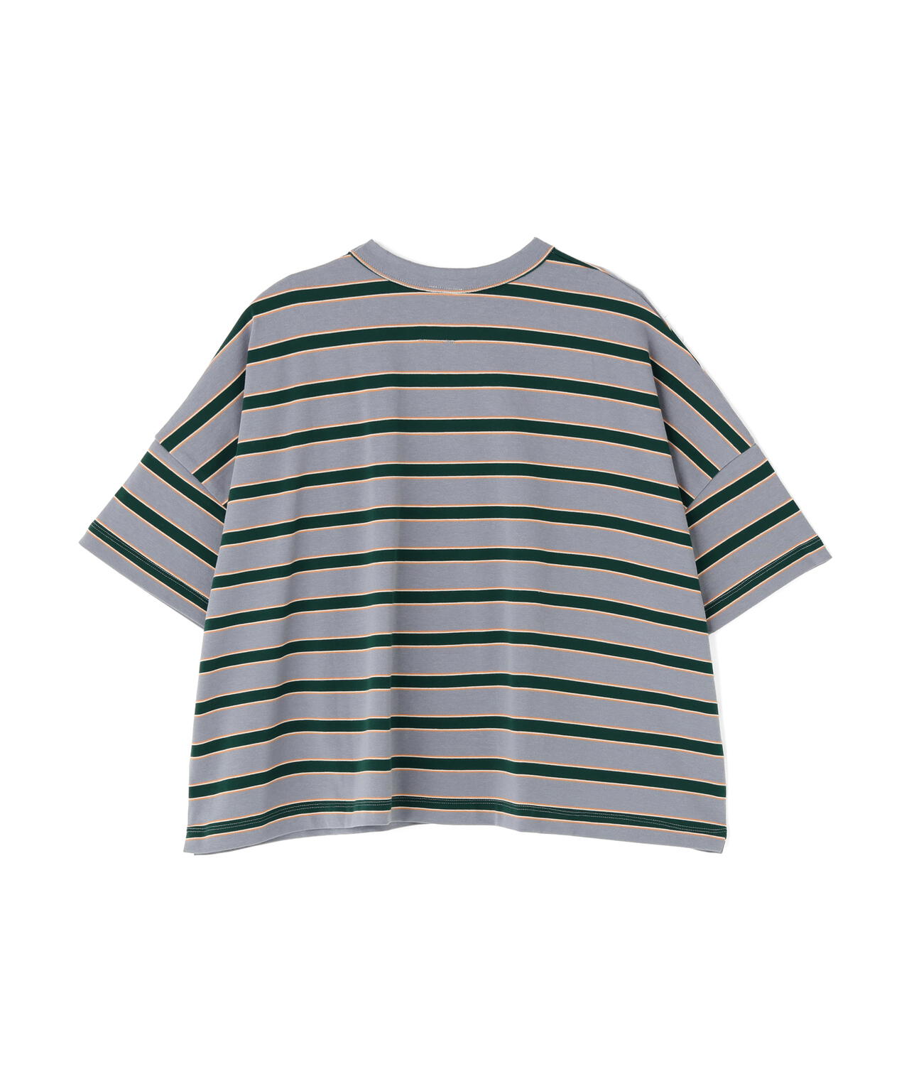 B omnivore/ビーオムニボー　天竺ボーダーワイドTEE  WOMEN'S