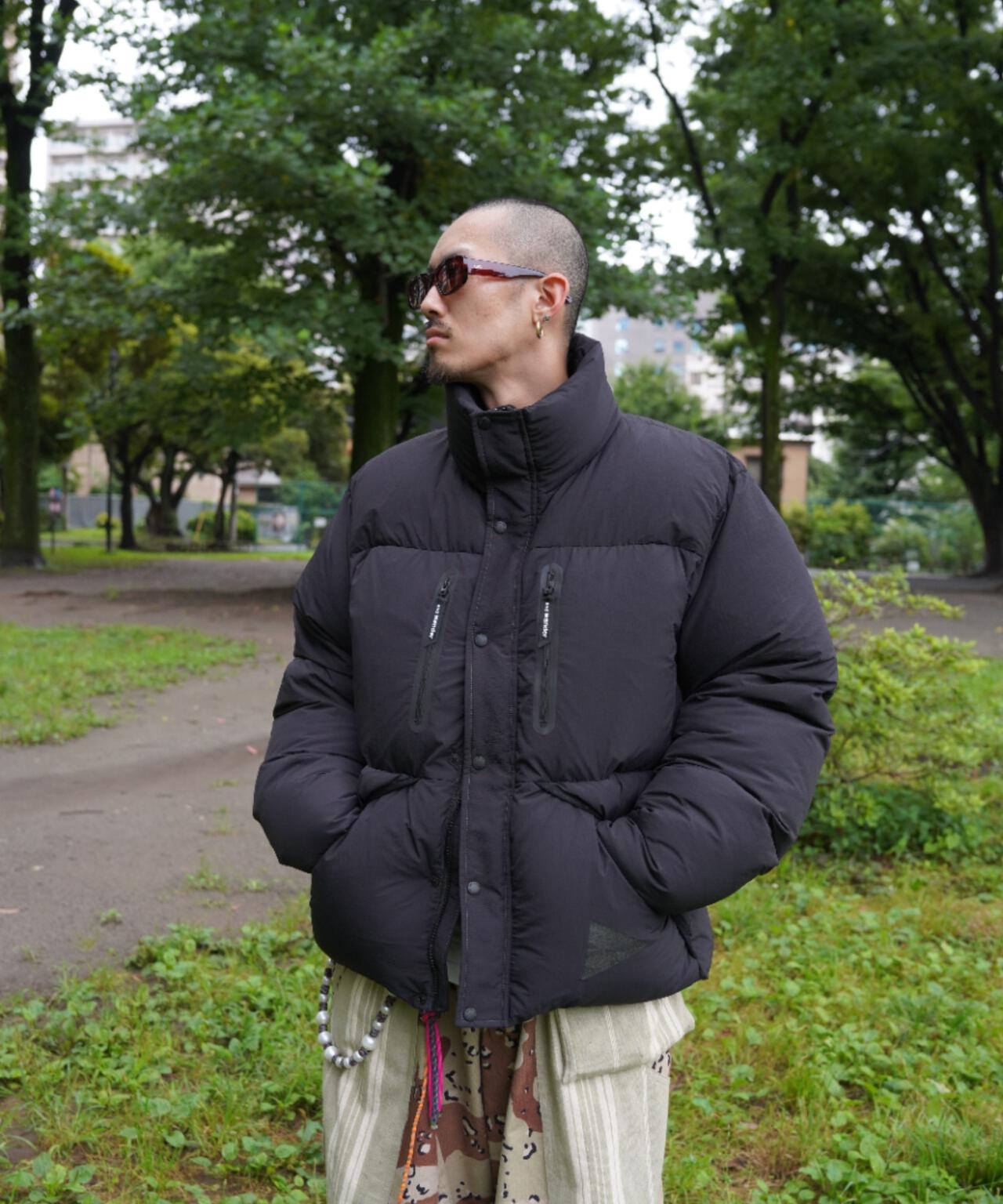 and wander/アンドワンダー　puffer down jacket　パファーダウンジャケット
