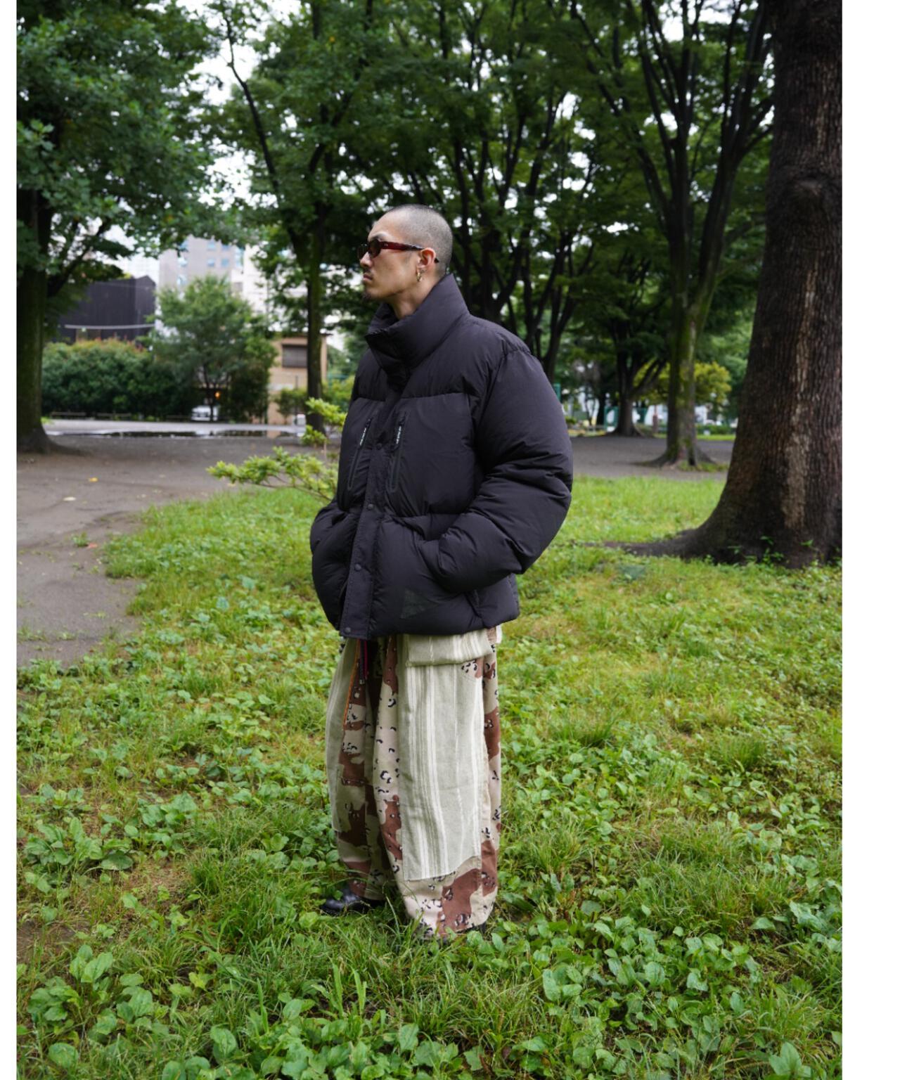 and wander/アンドワンダー　puffer down jacket　パファーダウンジャケット