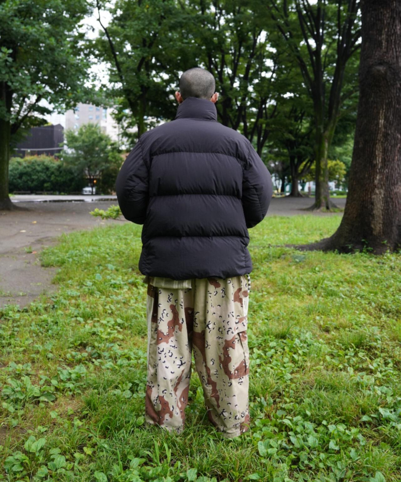 and wander/アンドワンダー　puffer down jacket　パファーダウンジャケット
