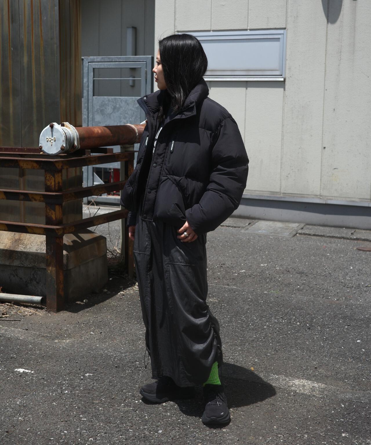 and wander/アンドワンダー　puffer down jacket　パファーダウンジャケット