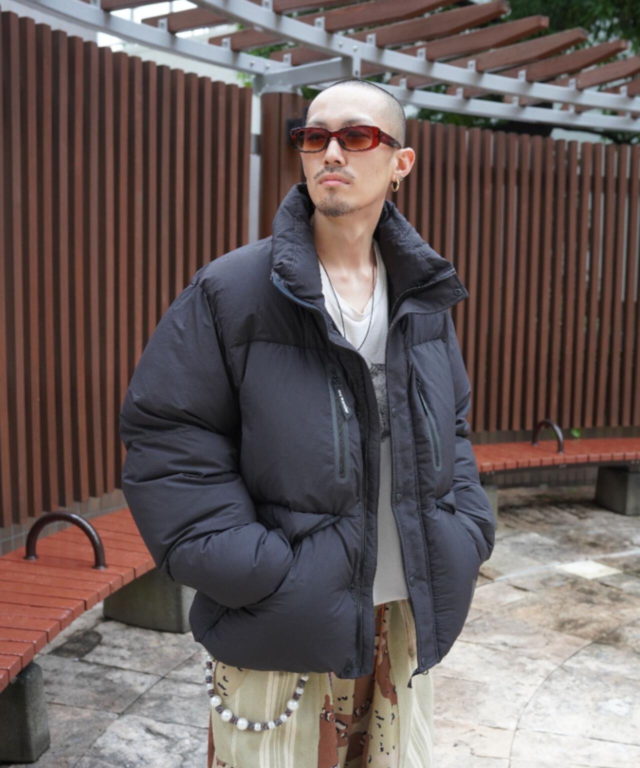 and wander/アンドワンダー　puffer down jacket　パファーダウンジャケット