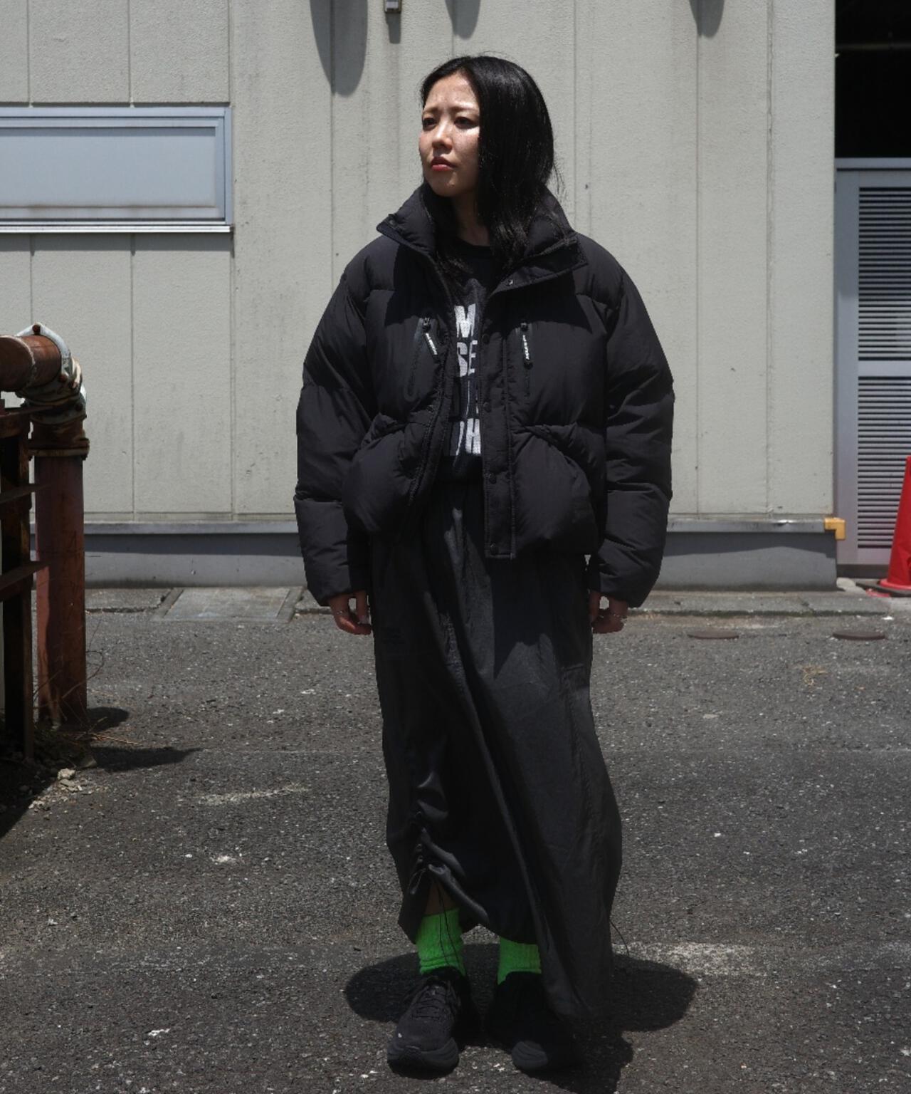 and wander/アンドワンダー　puffer down jacket　パファーダウンジャケット