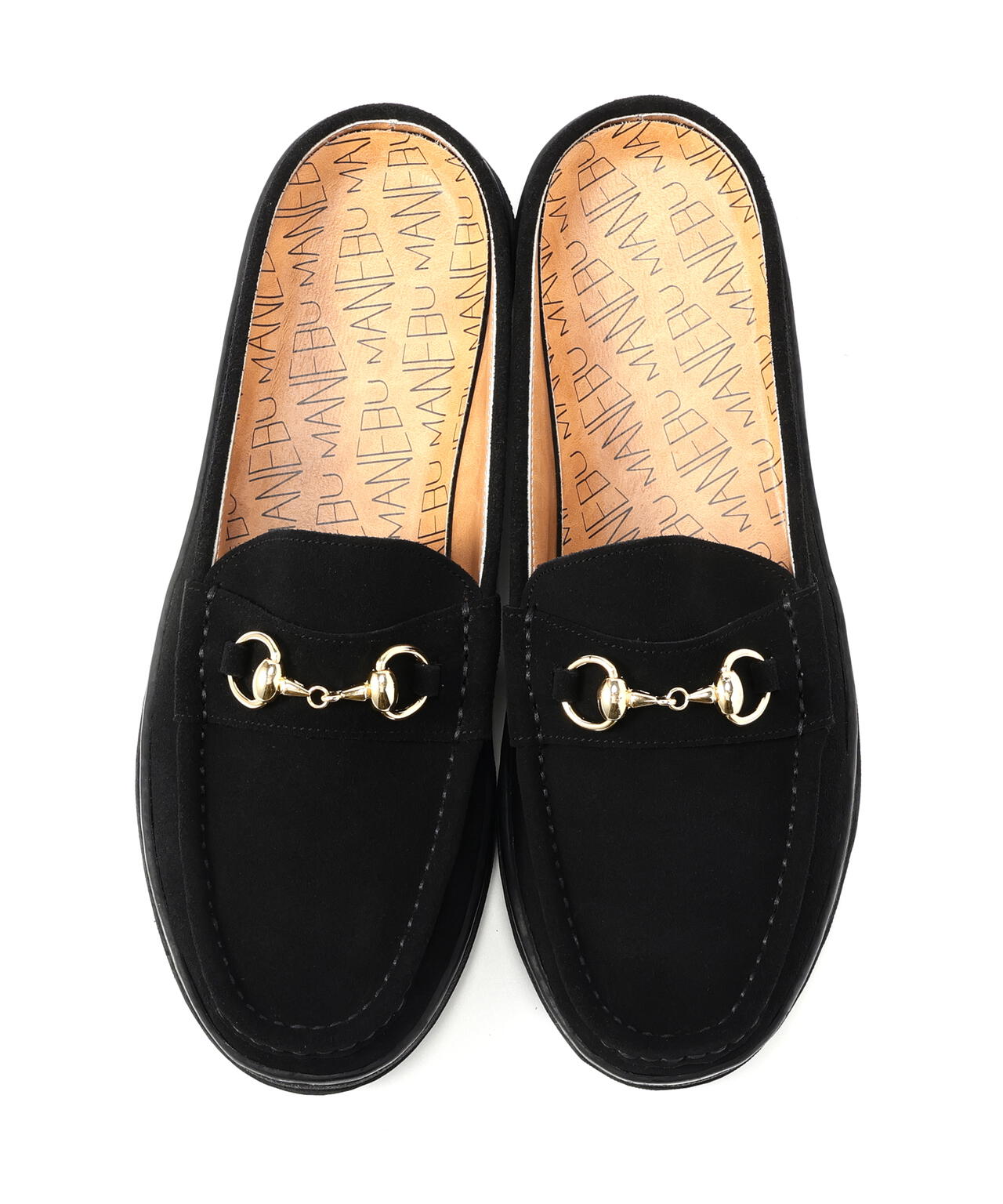 MANEBU/マネブ　BITCH SLIPPER SUEDE　ビットローファースリッパ　スエード　ユニセックス