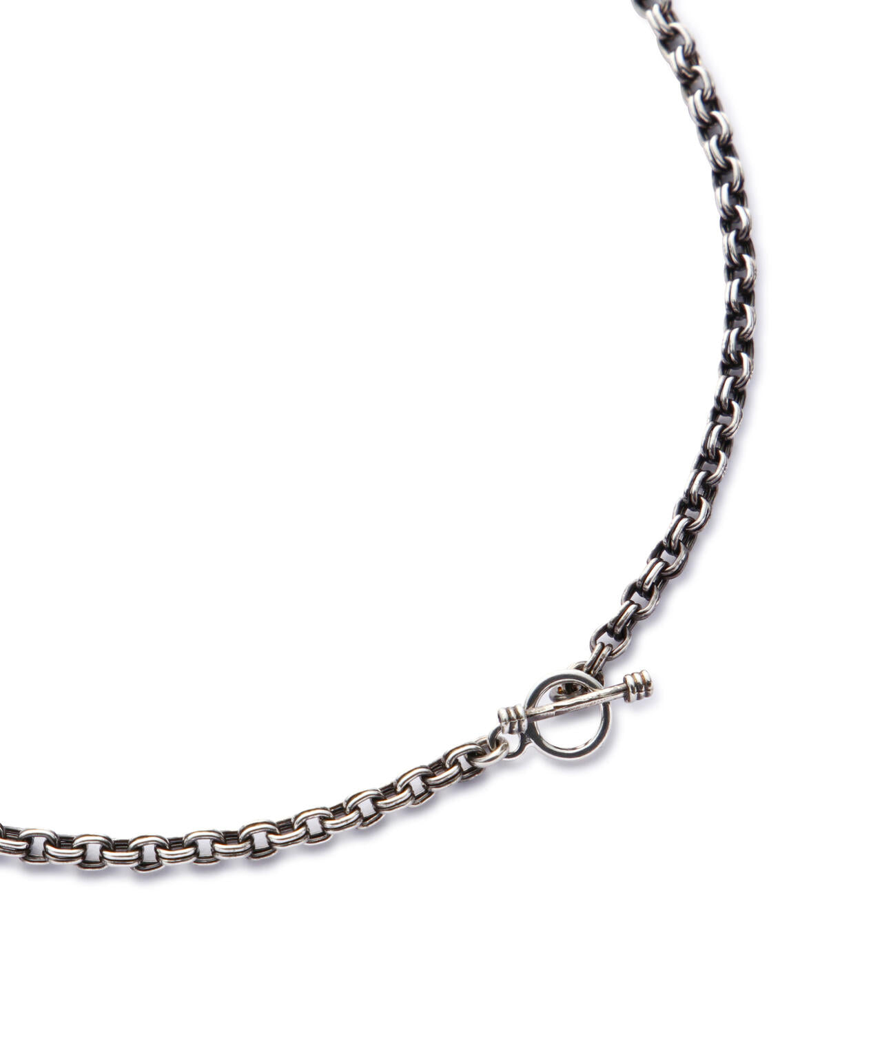 meian/メイアン/STERLING SILVER DOUBLE LINK CHAIN NECKLACE/ダブル リンク MAN012T