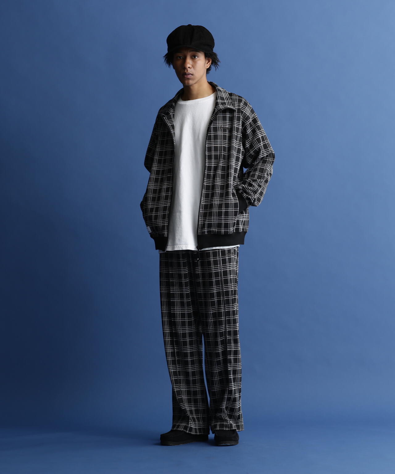 PATTERNED JERSEY TRACK JACKET/パターン ジャージ トラックジャケット