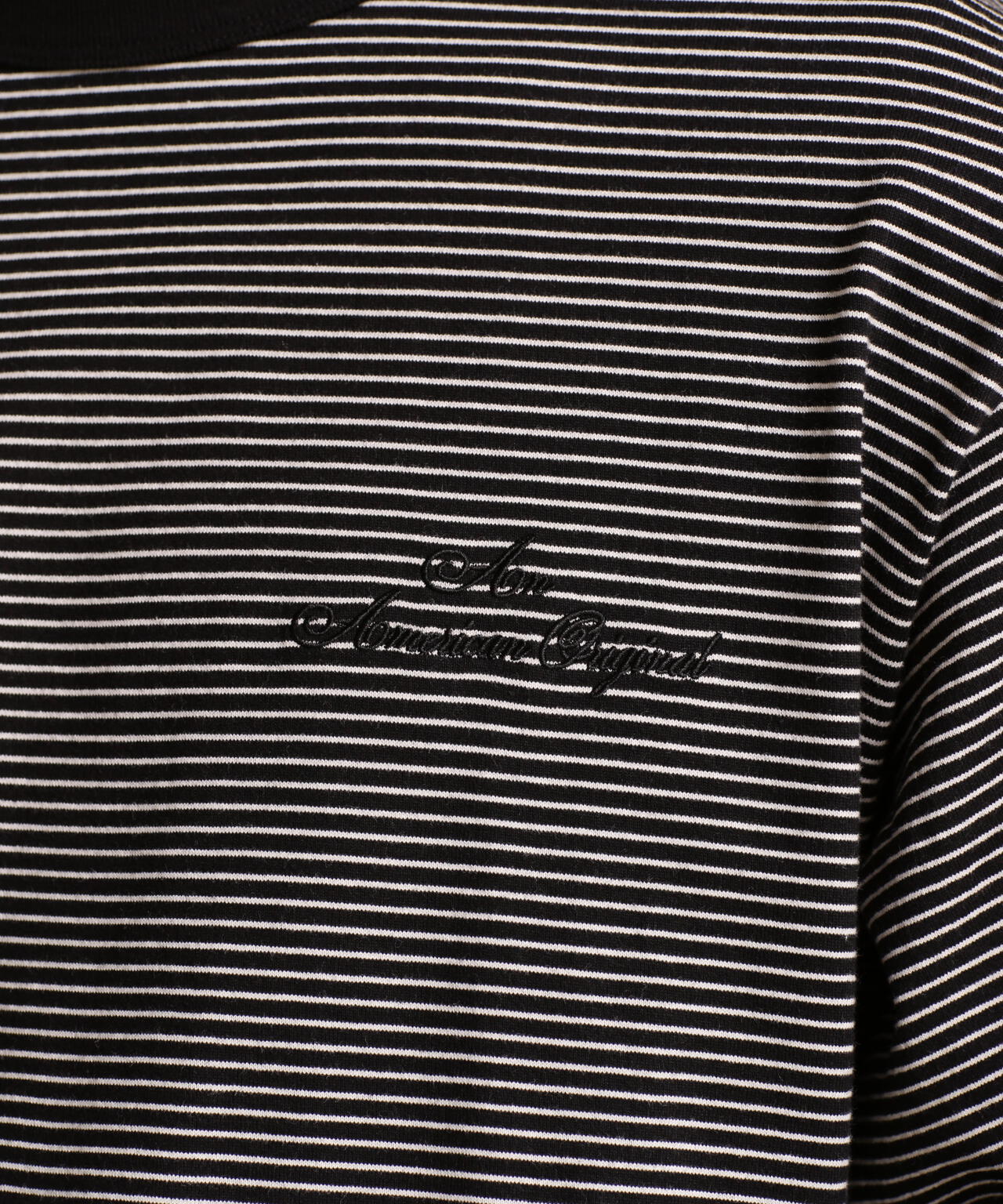 直営限定/BLIND STRIPE LS T-SHIRT/ブラインドストライプ ロングTシャツ