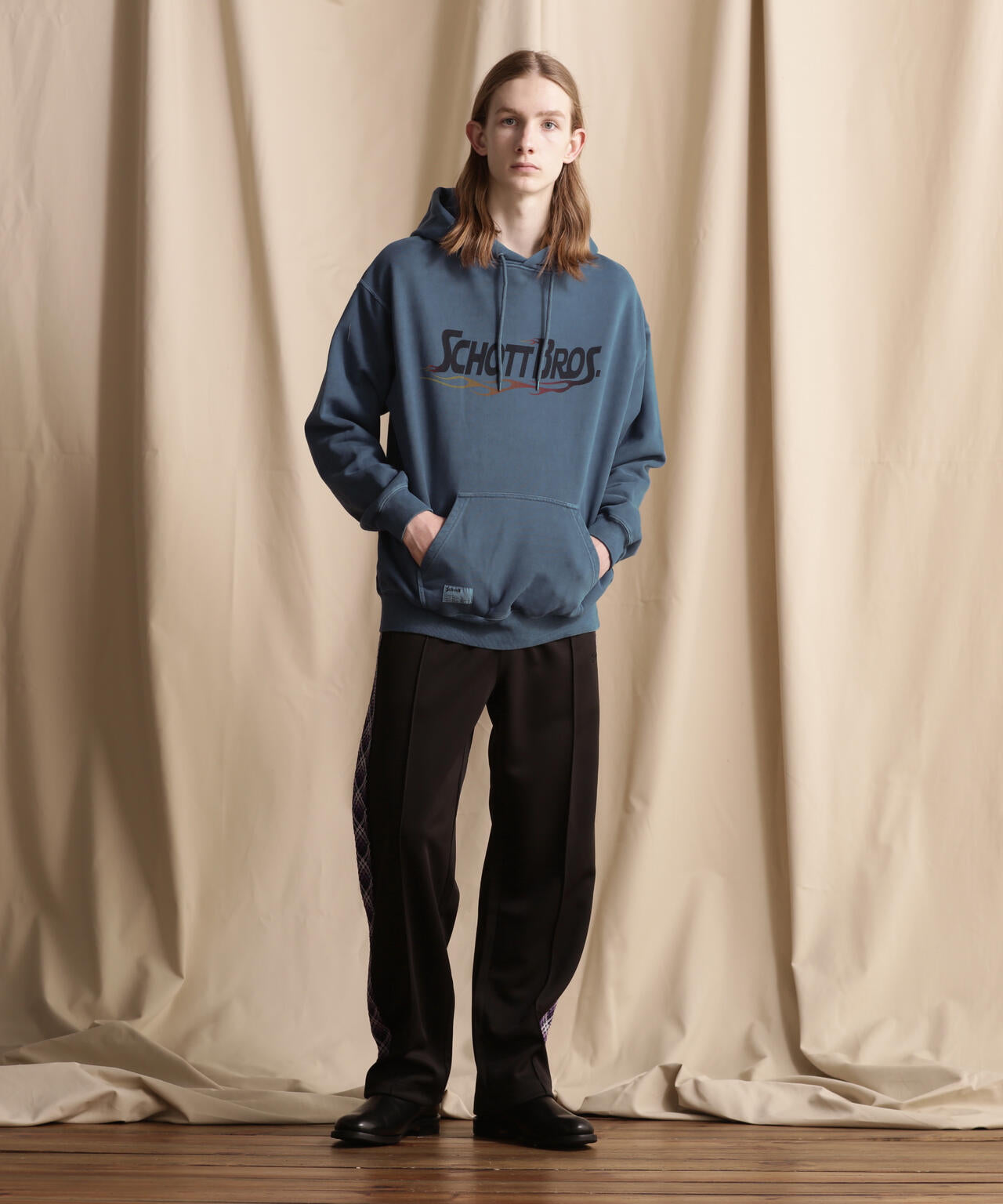 HOODED SWEAT FIRE SCRIPT/ファイアスクリプト パーカー