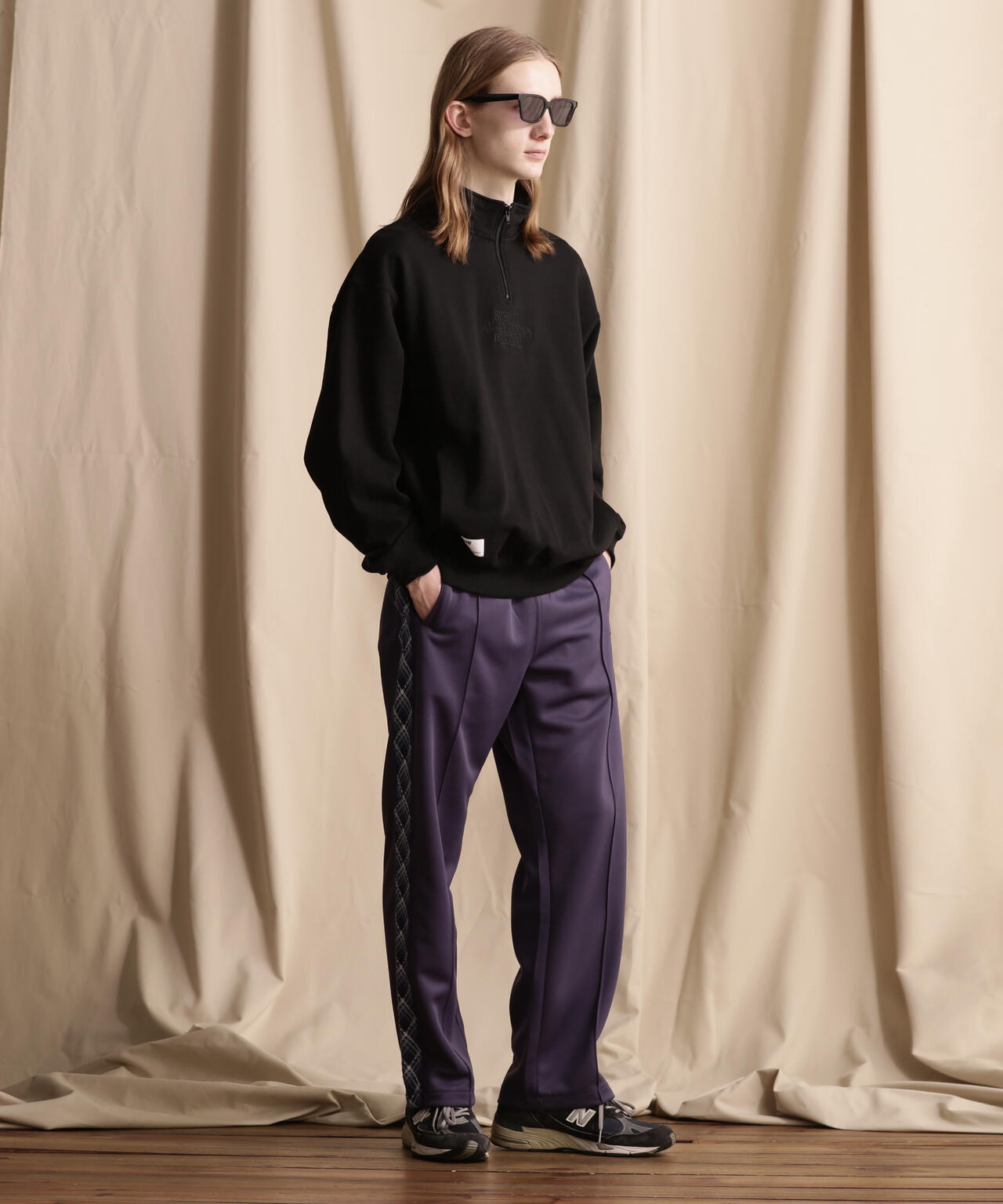 HALF ZIP SWEAT/ハーフジップスウェット