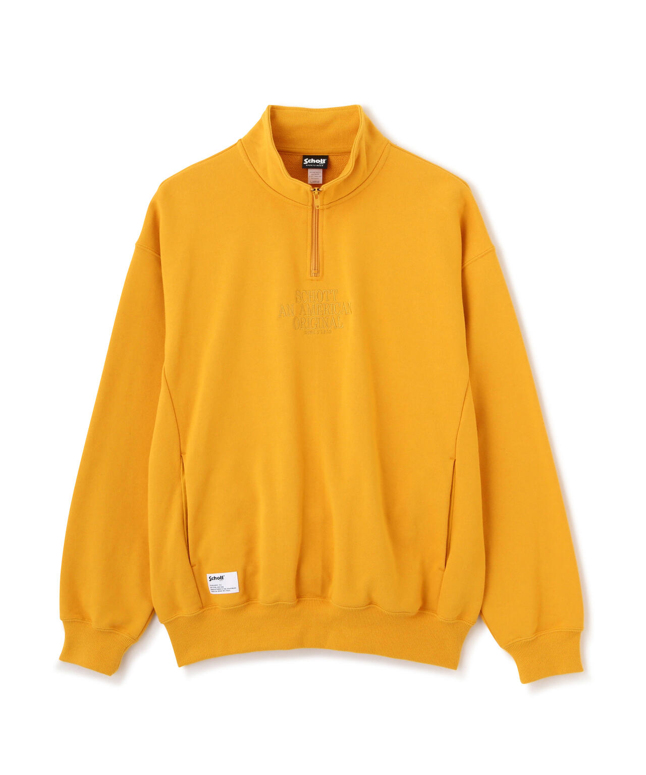 HALF ZIP SWEAT/ハーフジップスウェット