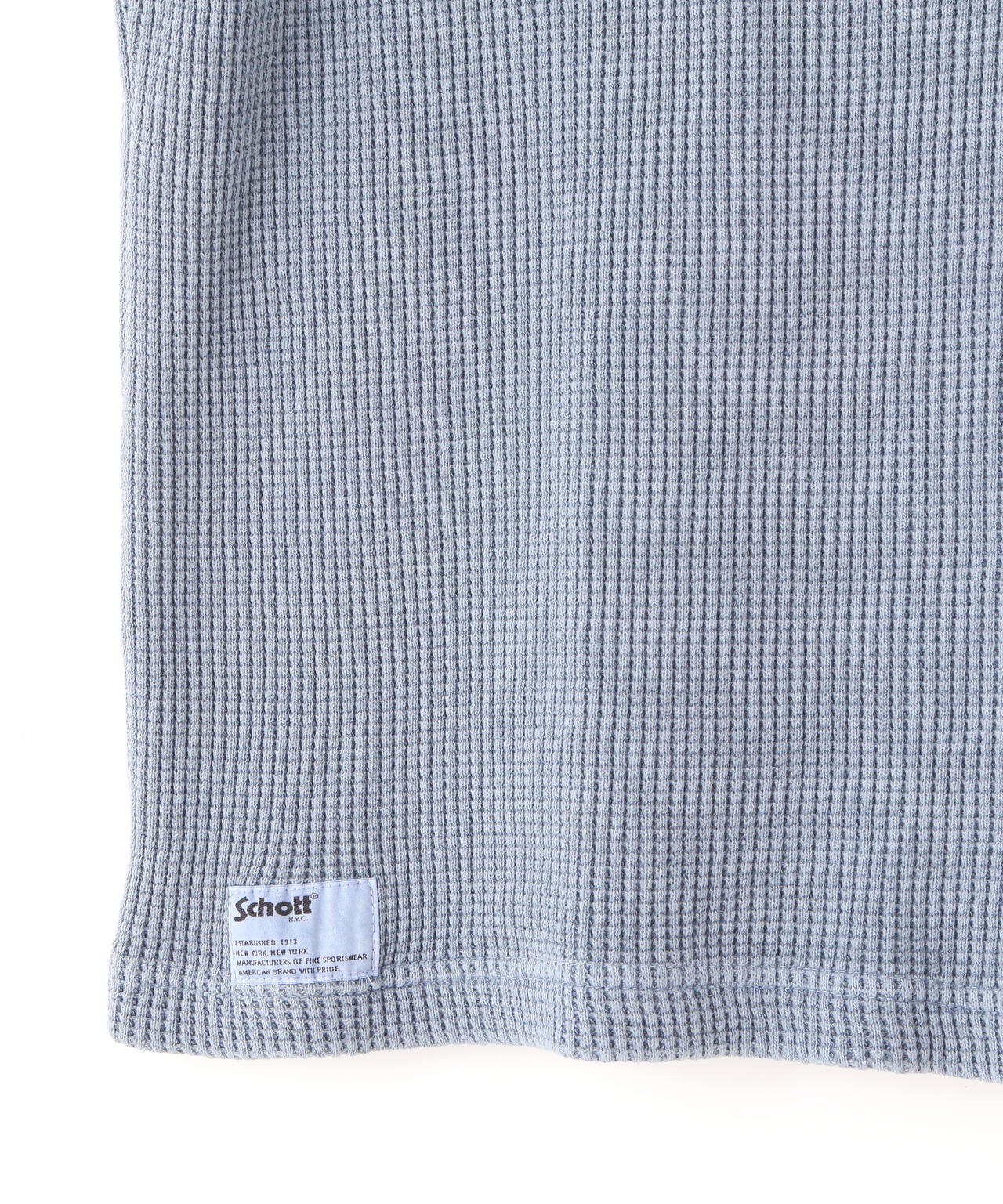 THERMAL PIGMENT O/D HENLEY NECK T-SHIRT/サーマル オーバーダイ ヘンリーネック Tシャツ