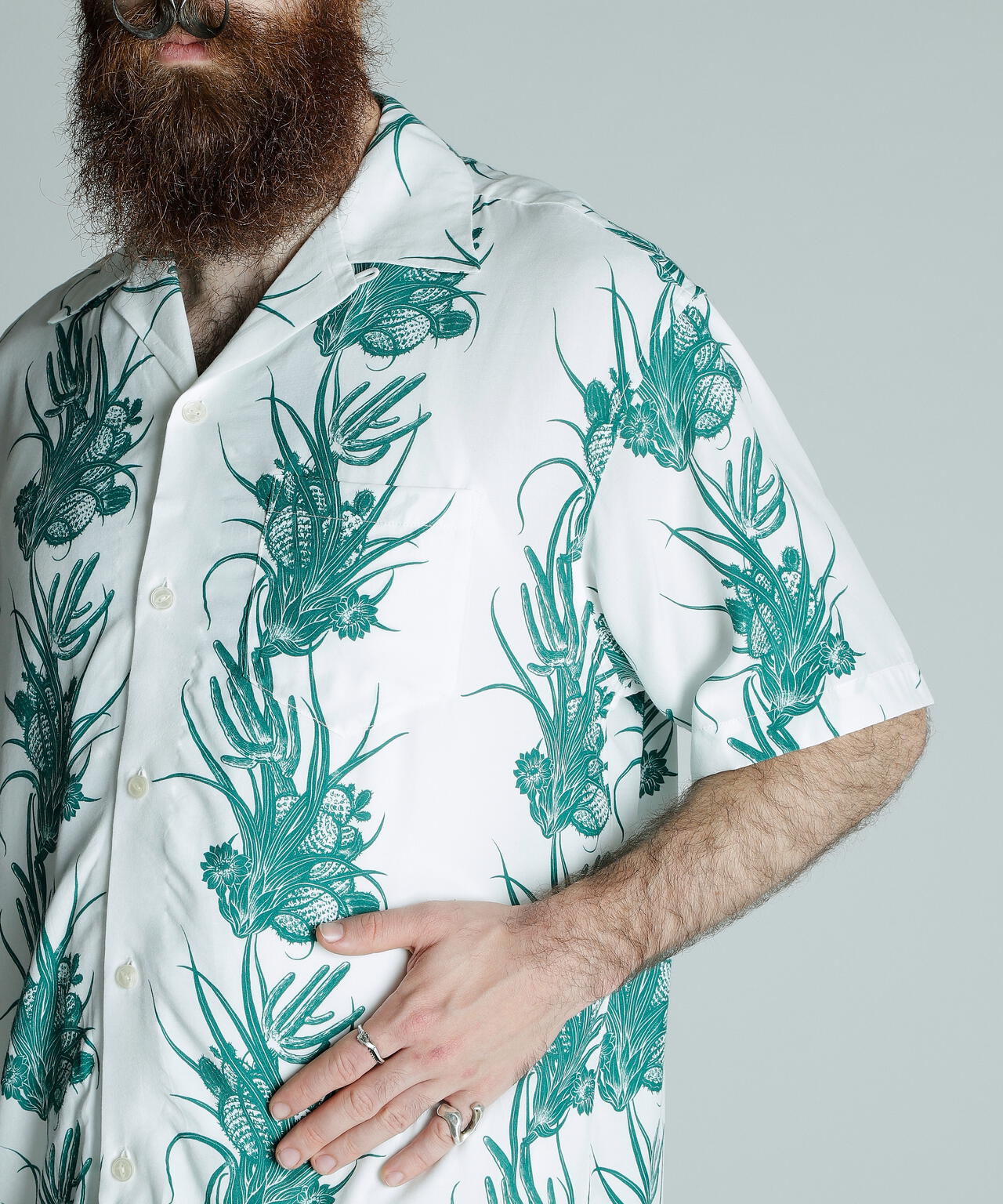 RAYON SHIRT CACTUS/レーヨンシャツ カクタス