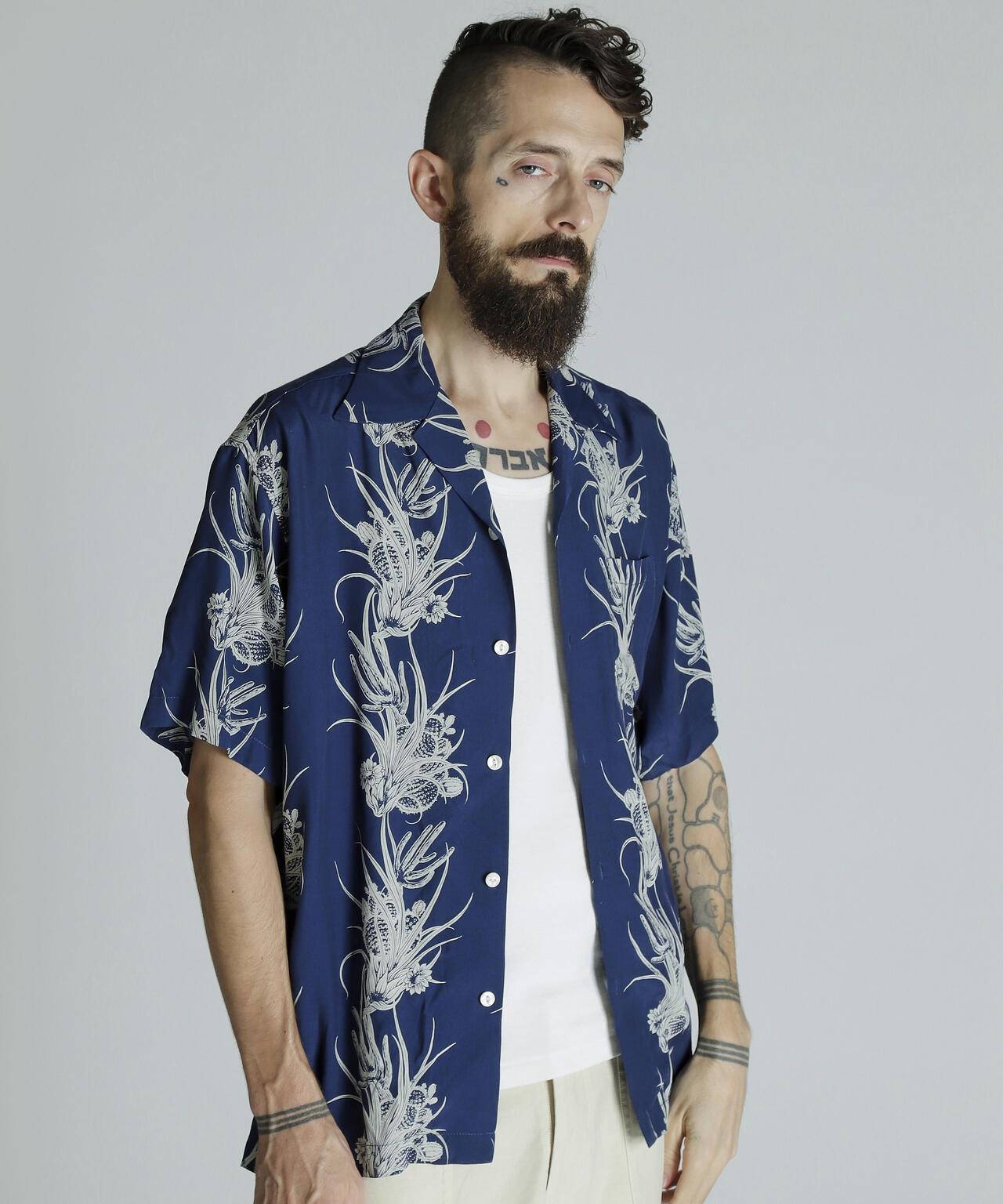 RAYON SHIRT CACTUS/レーヨンシャツ カクタス