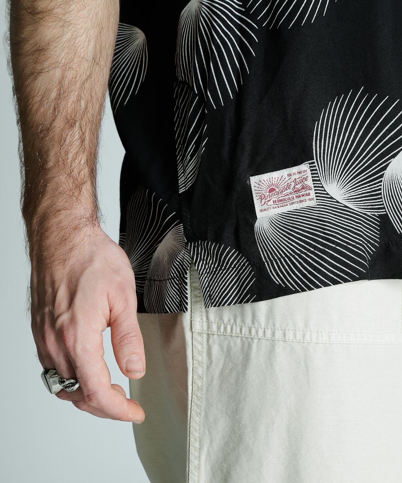 ×PJ/×パイナップルジュース/RAYON SHIRT SHELL/レーヨンシャツ シェル