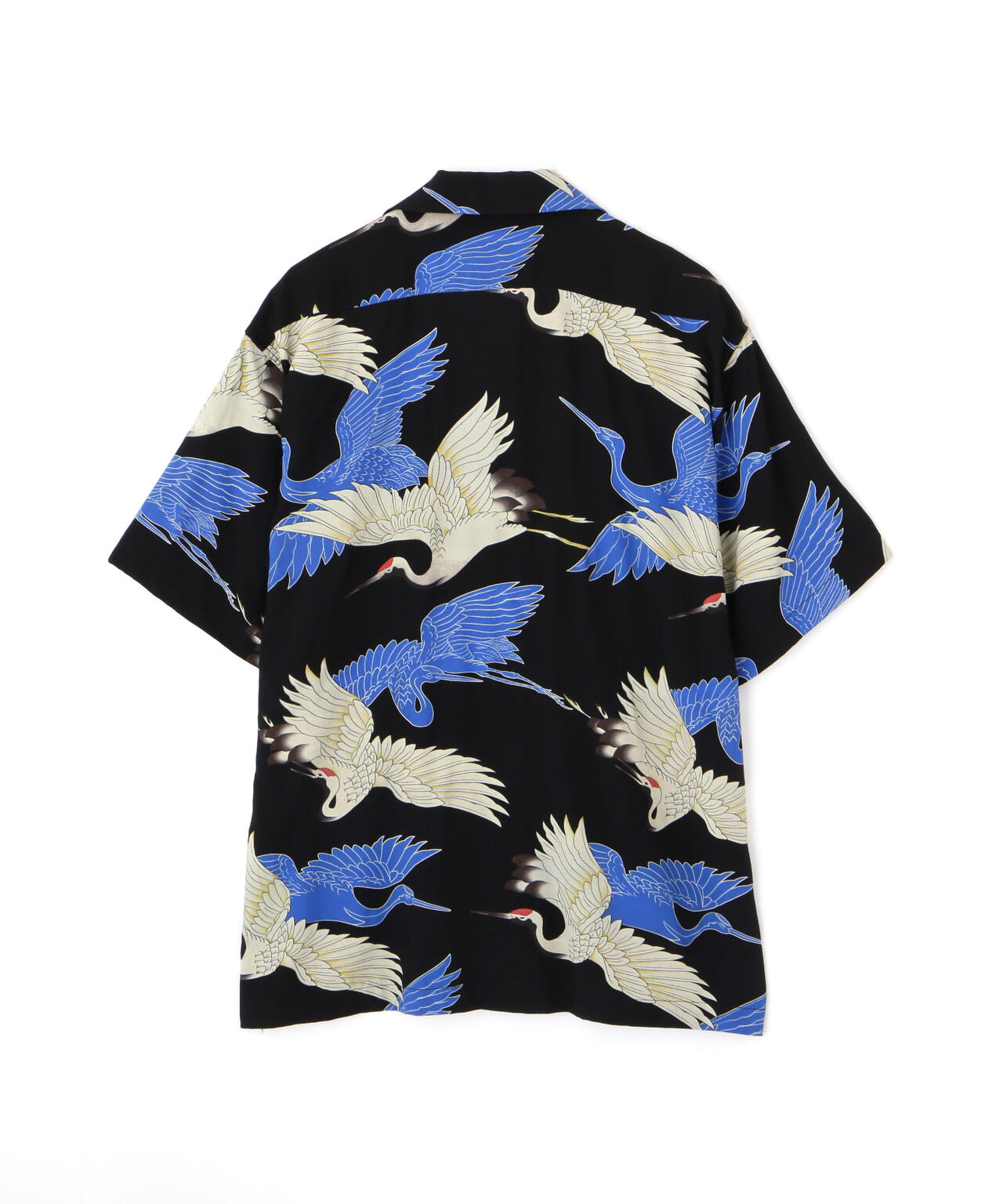 ×PJ/×パイナップルジュース/RAYON SHIRT CRANE/レーヨンシャツ クレーン