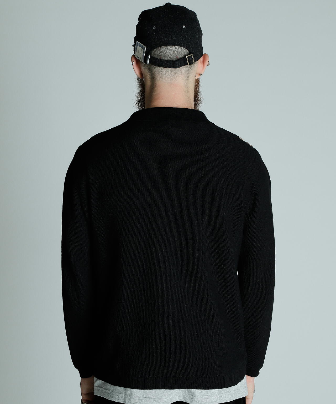 LS  ZIP KNIT CARDIGAN/LS ジップ ニットカーディガン