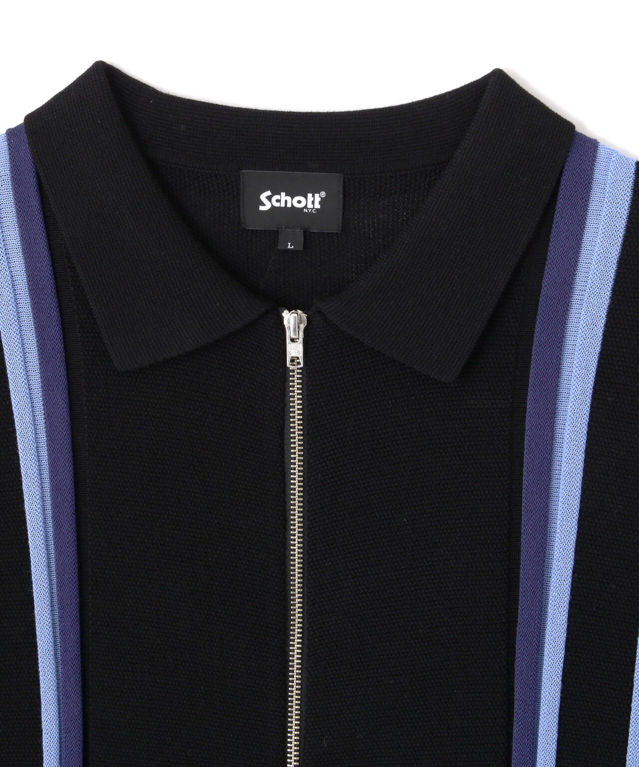LS  ZIP KNIT CARDIGAN/LS ジップ ニットカーディガン