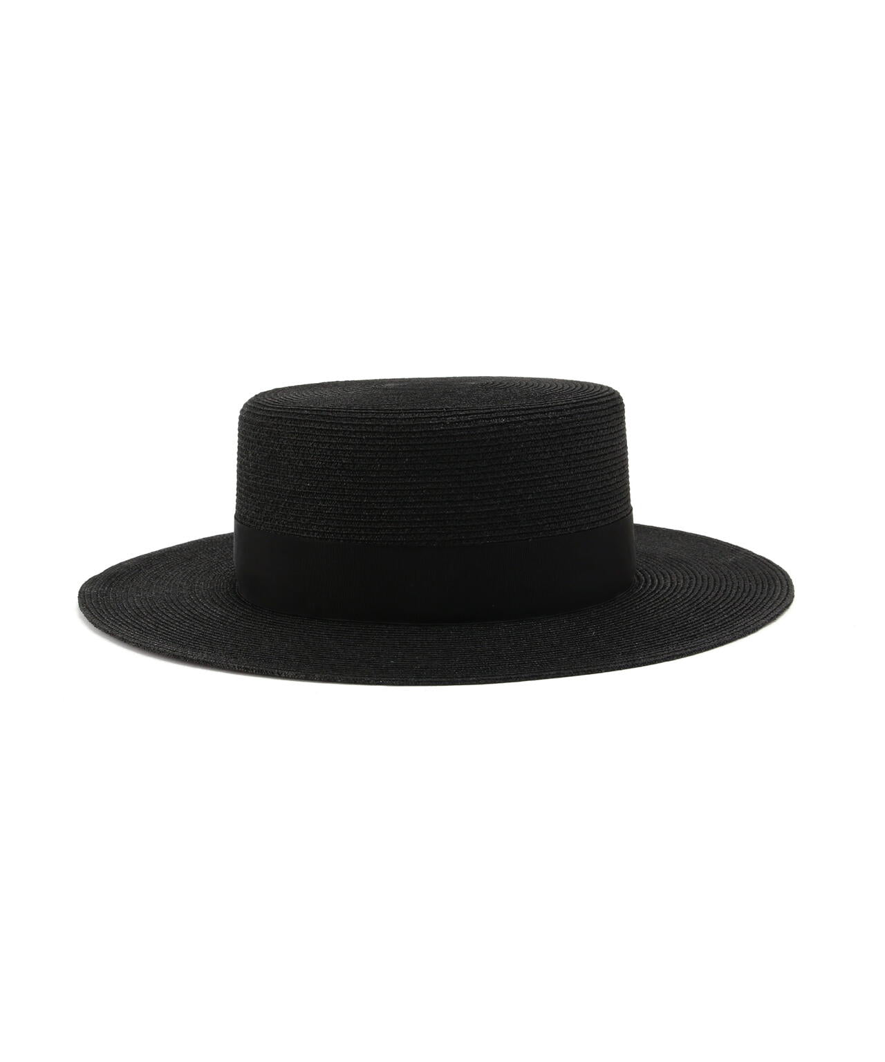 RAFFIA BRAID BOATER HAT/ラフィアブレード ボーダーハット