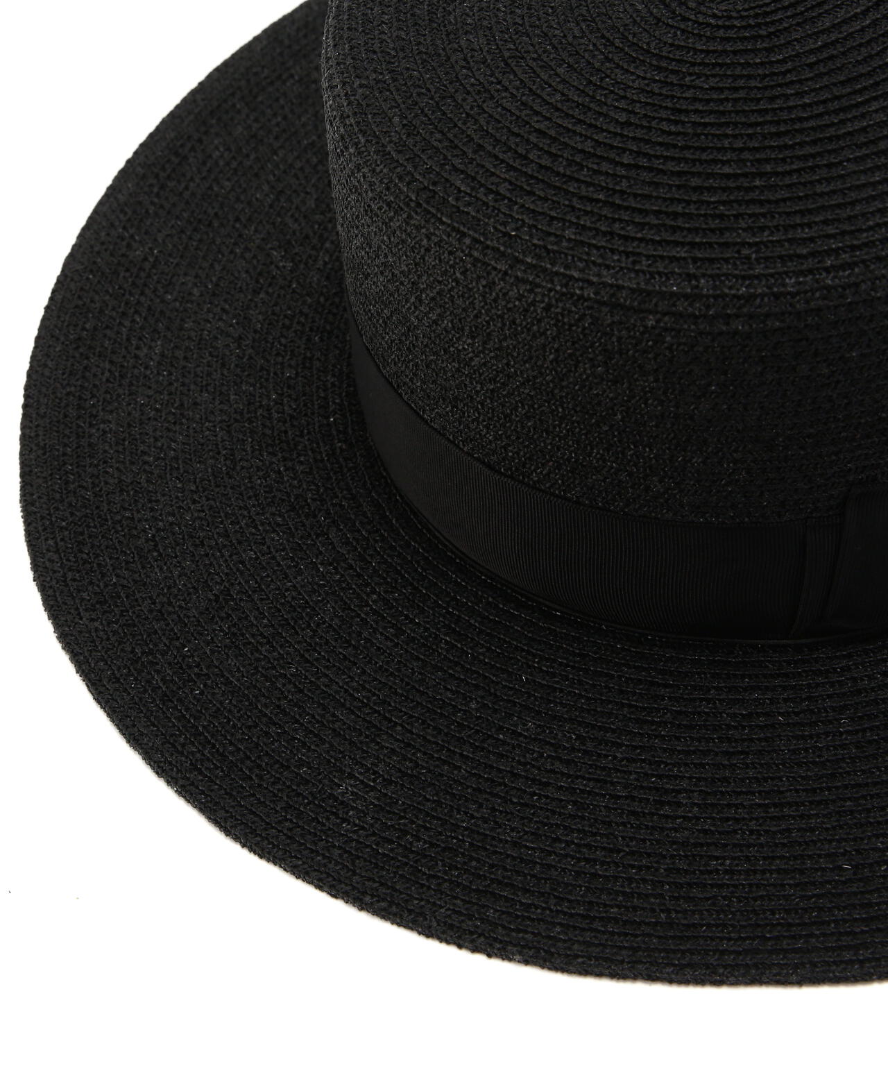 RAFFIA BRAID BOATER HAT/ラフィアブレード ボーダーハット