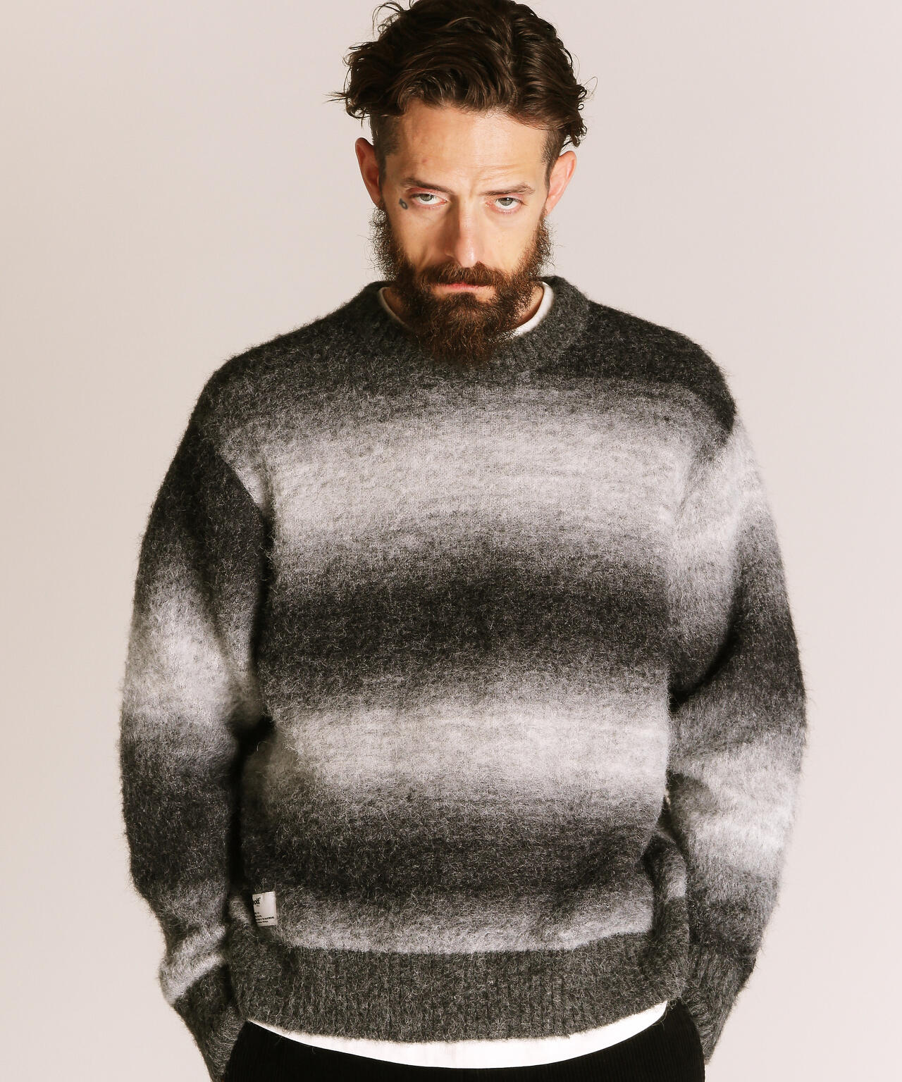 GRADATION CREW KNIT/グラデーション クルーニット