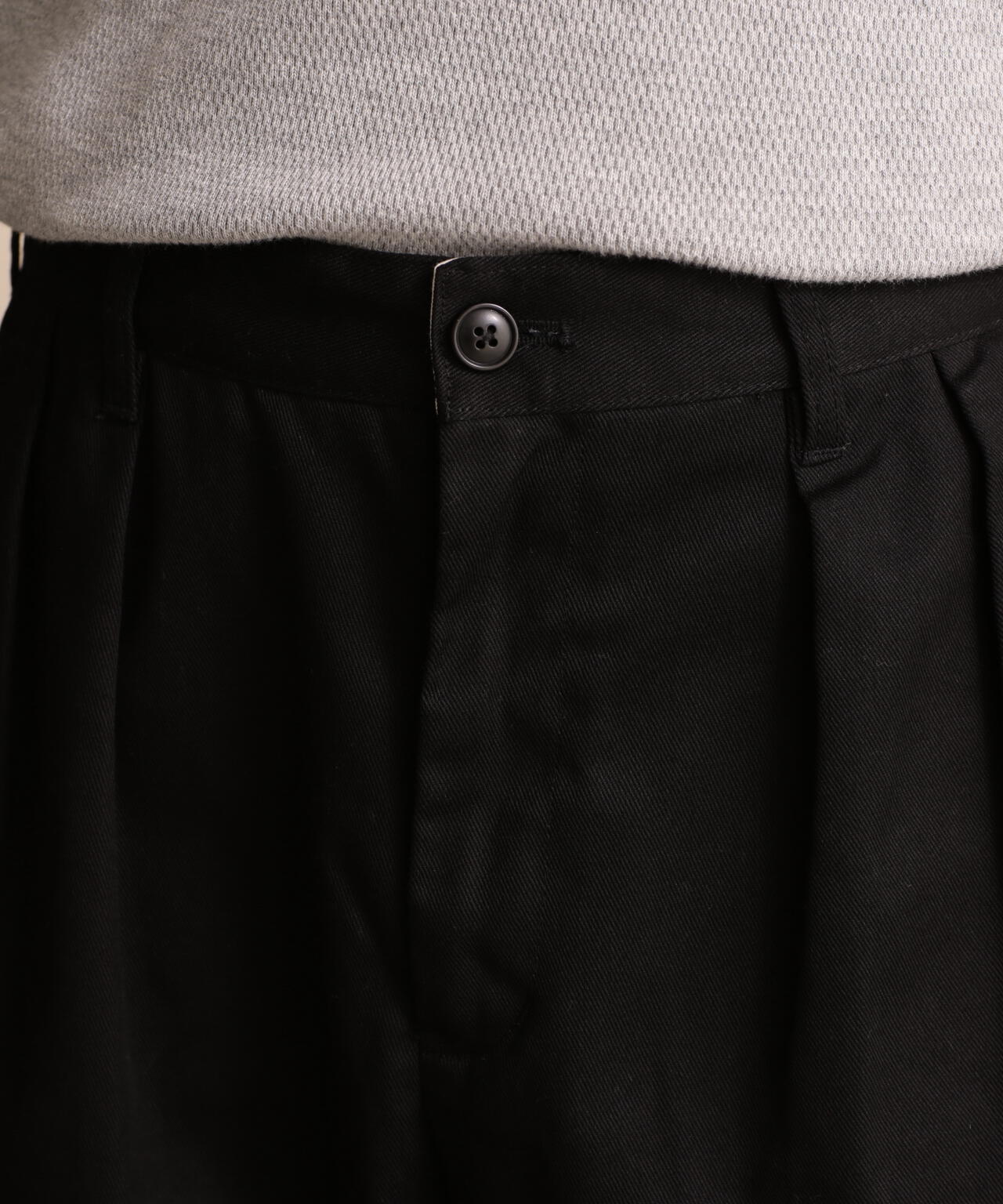 TC DOUBLE PLEATED WIDE PANTS/2タック パンツ