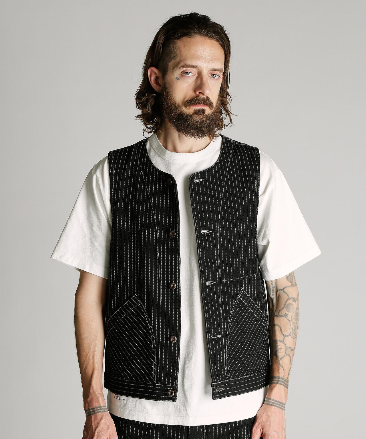 OLD HICKORY DENIM VEST/オールドヒッコリーデニムベスト