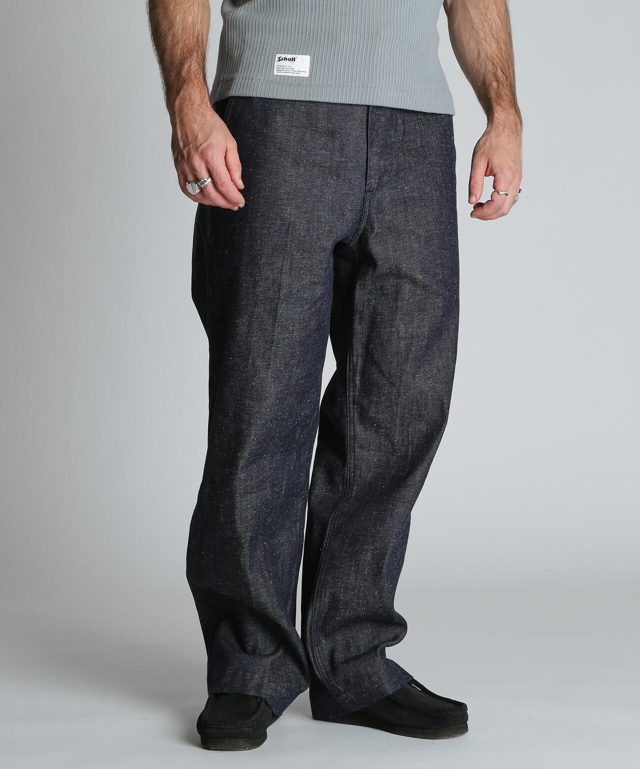 NEP DENIM  RAW TROUSERS/ネップデニム ロウトラウザーズ