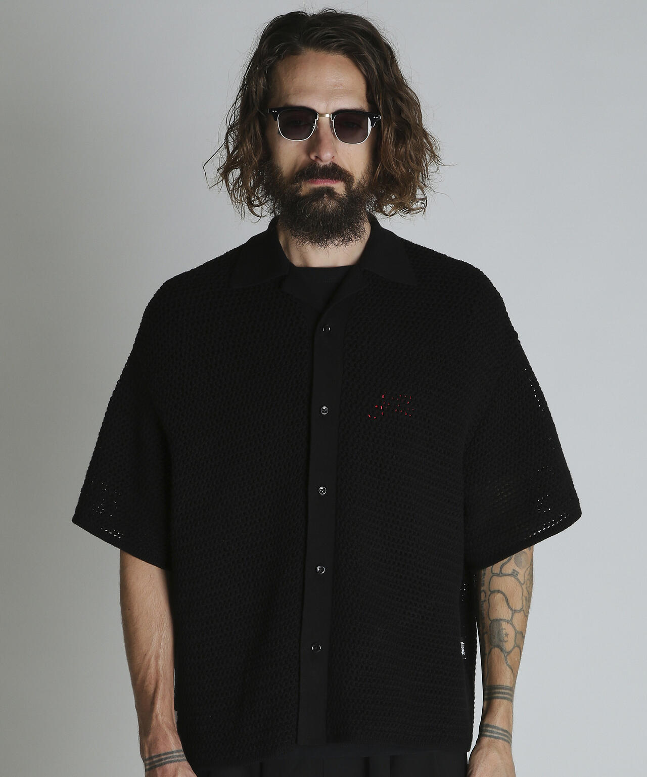 B.S. KNIT SHIRT/ブラックシープ ニットシャツ