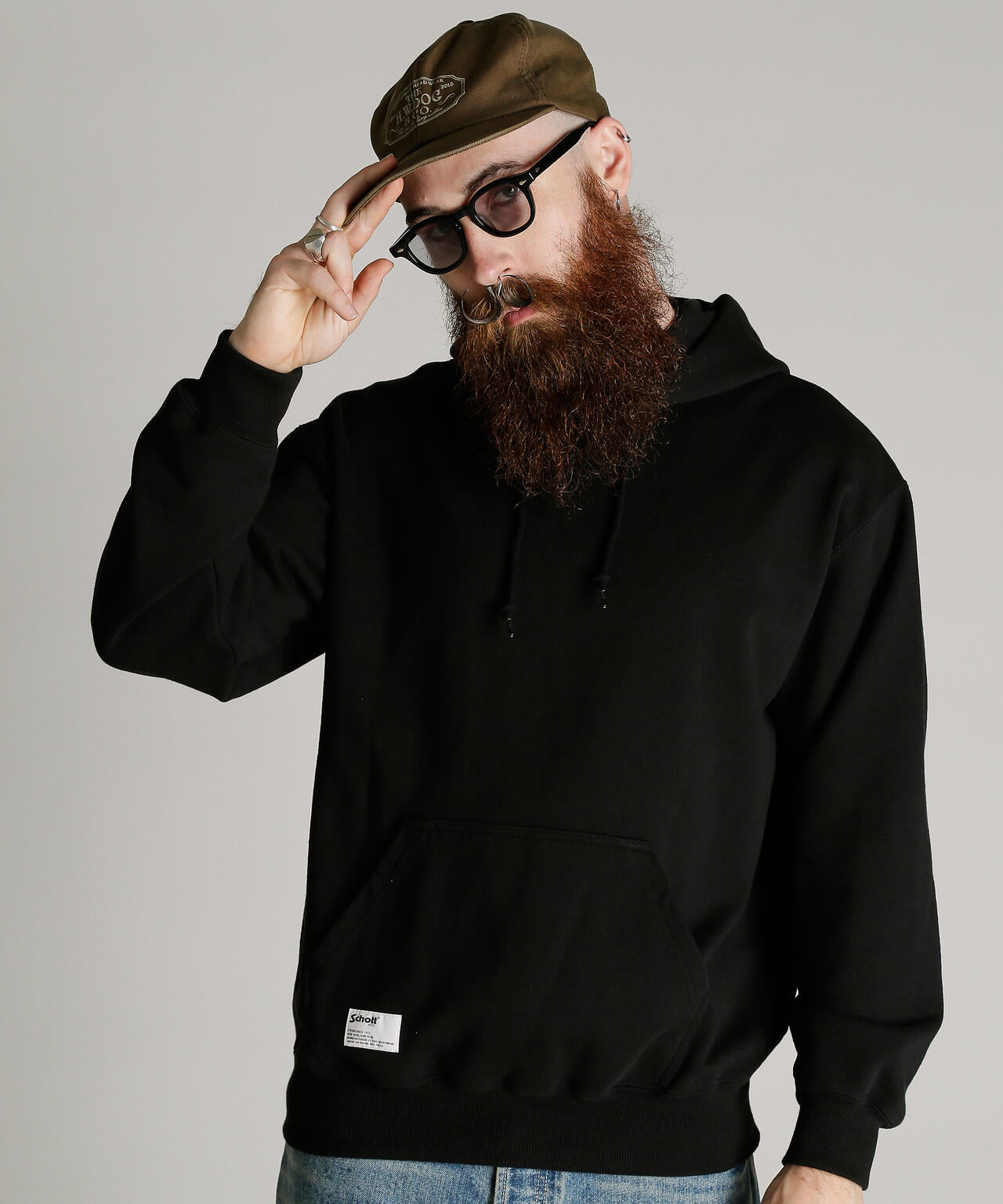 BORN IN NYC HOODED SWEAT/ボーンイン ニューヨーク パーカー