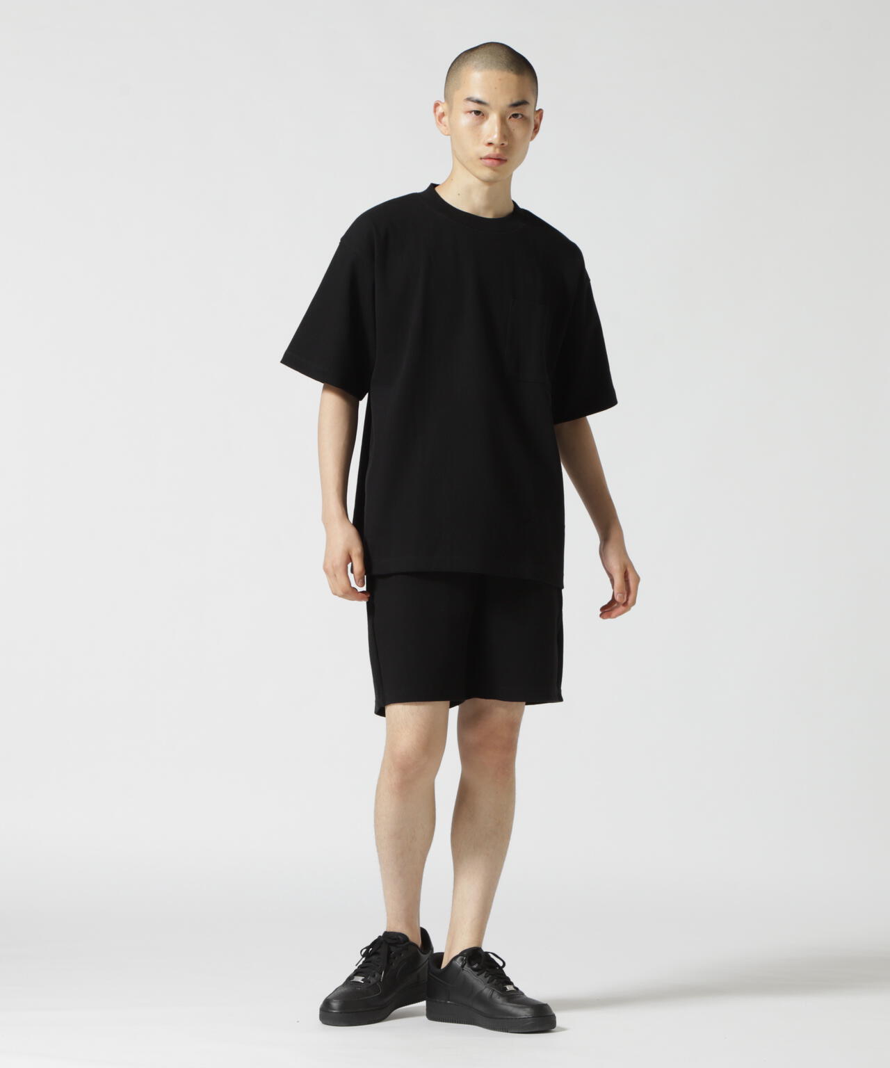 《DAILY/デイリー》S/S RIB LOOSE FIT T-SHIRT/リブ ルーズフィット 半袖 Tシャツ /