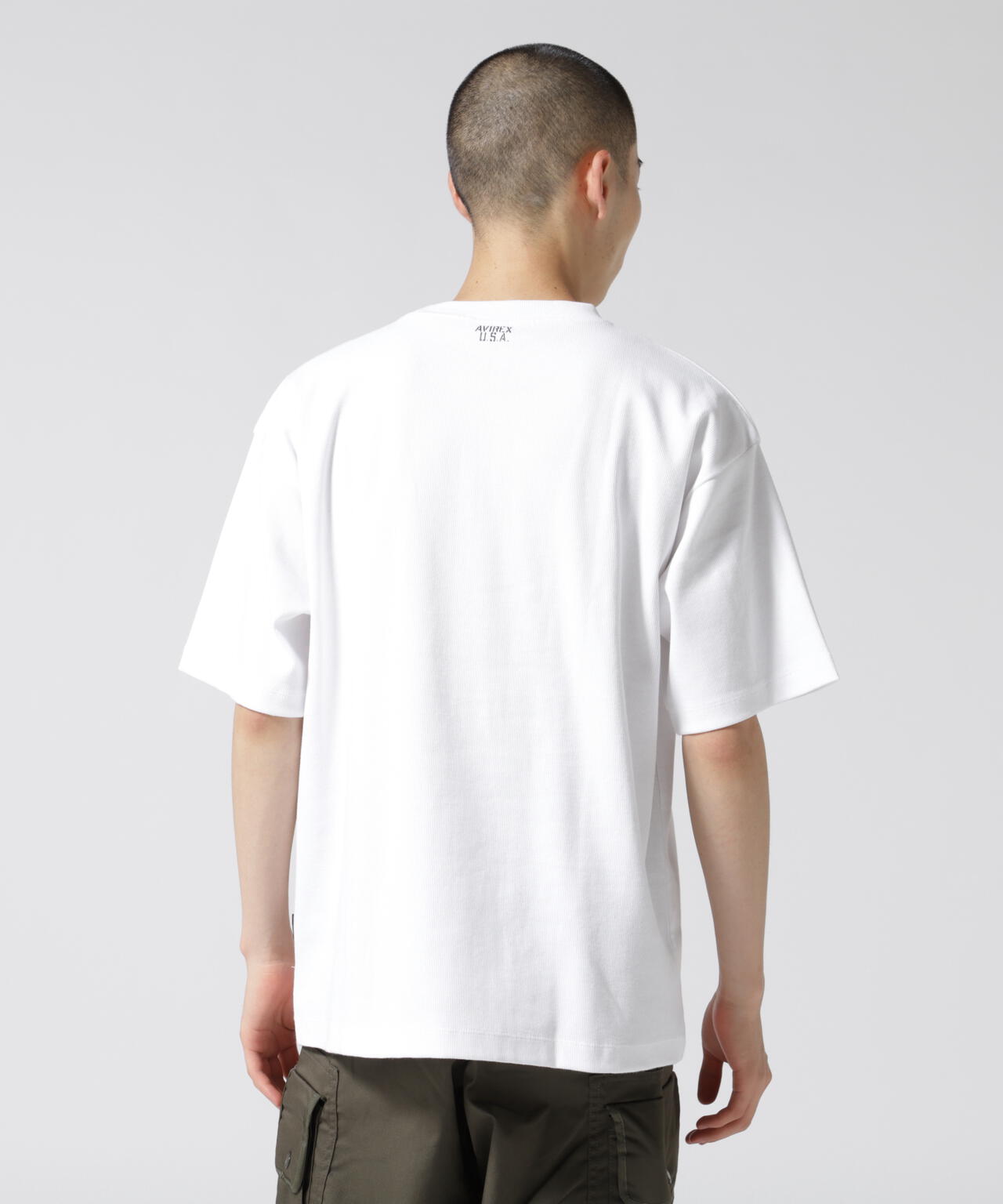 《DAILY/デイリー》S/S RIB LOOSE FIT T-SHIRT/リブ ルーズフィット 半袖 Tシャツ /