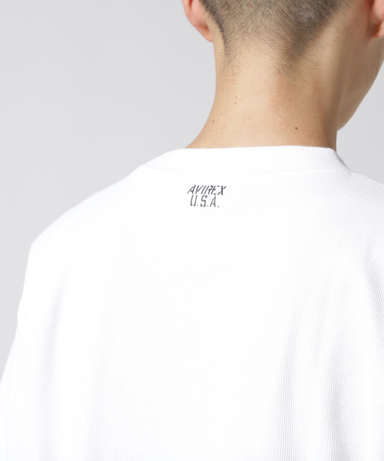 《DAILY/デイリー》S/S RIB LOOSE FIT T-SHIRT/リブ ルーズフィット 半袖 Tシャツ /