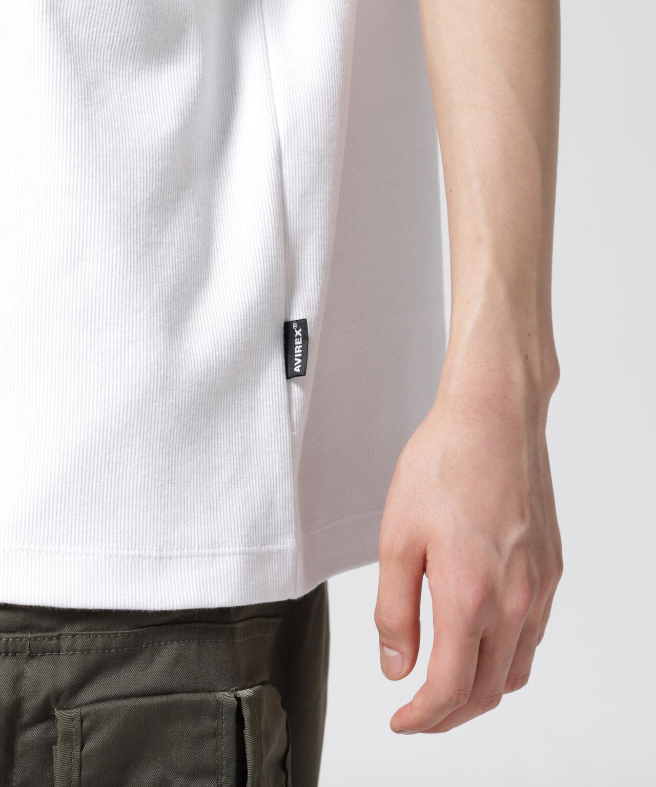 《DAILY/デイリー》S/S RIB LOOSE FIT T-SHIRT/リブ ルーズフィット 半袖 Tシャツ /