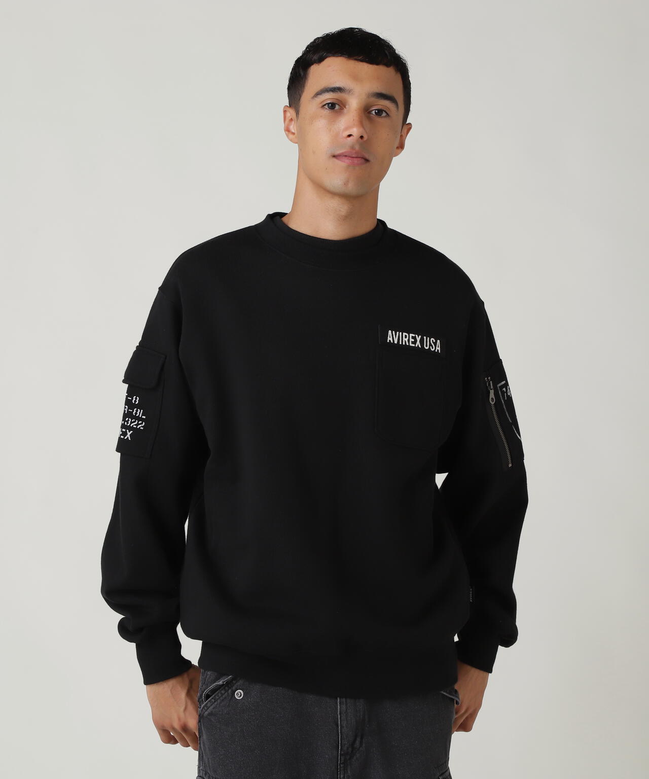 FATIGUE CREWNECK SWEAT / ファティーグ クルーネック スウェット / AVIREX / アヴィレックス