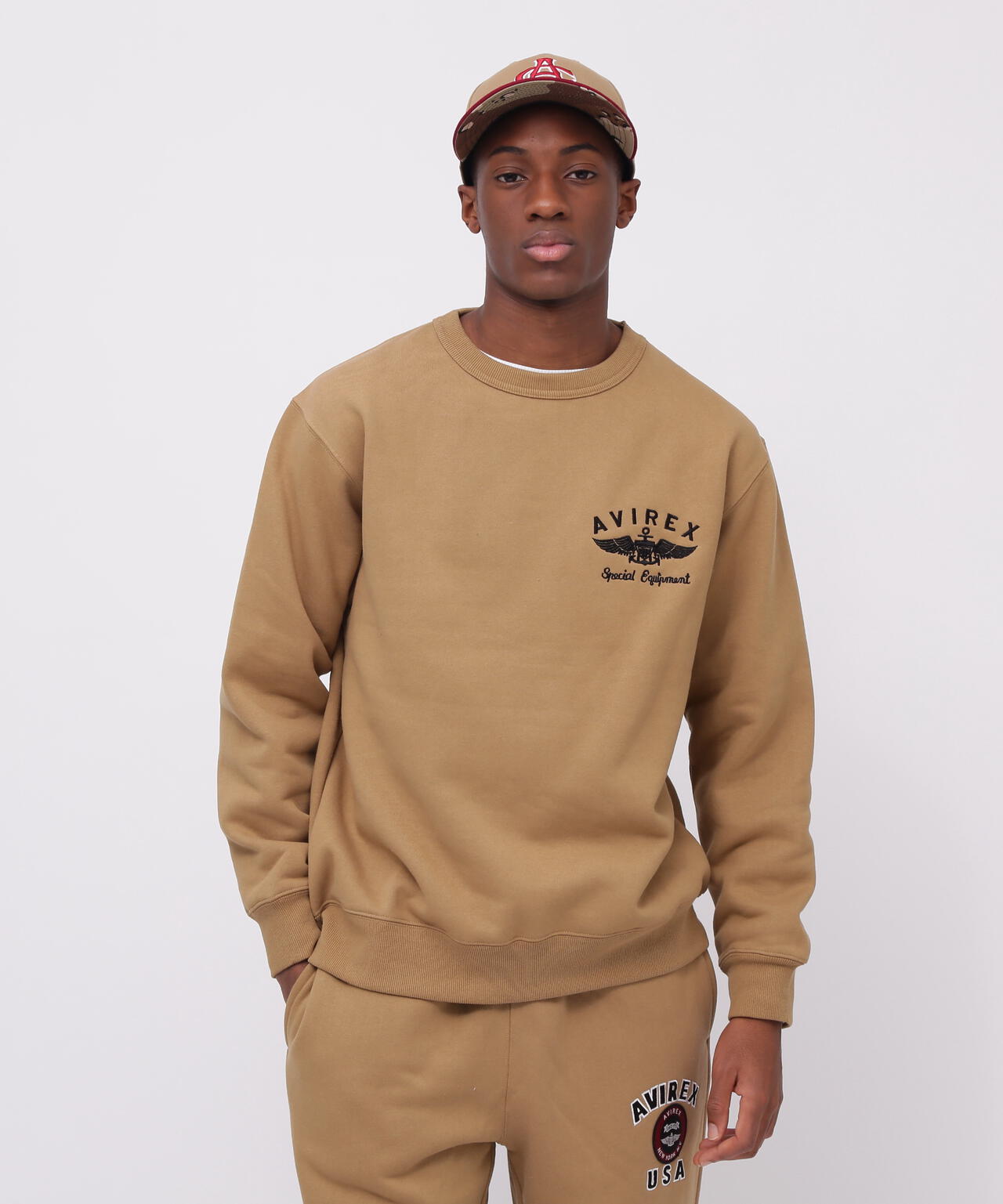 VARSITY LOGO CREW NECK SWEAT /バーシティ ロゴ クルーネック スウェ