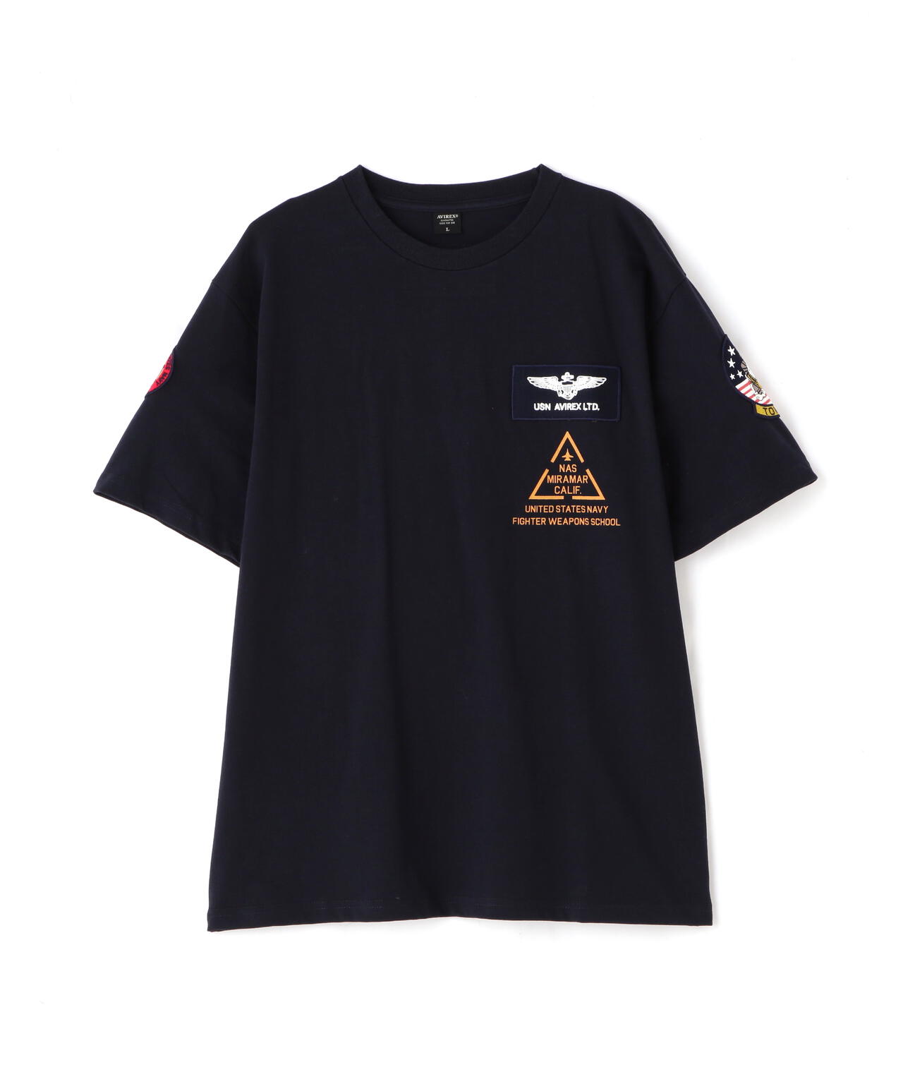 TOP GUN PATCH & PRINT T-SHIRT / トップガン パッチ ＆ プリント Tシャツ