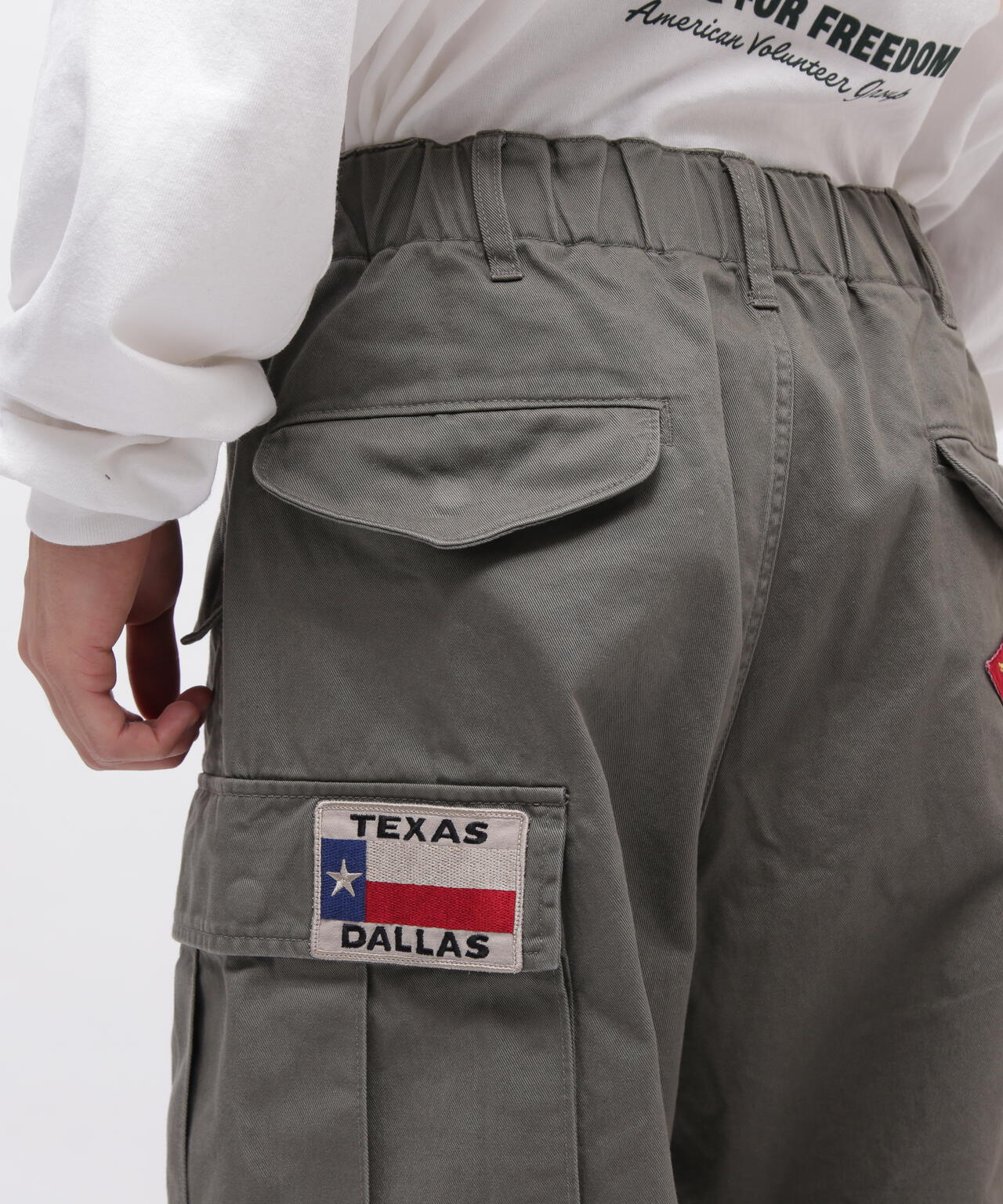 《直営店限定》TOP GUN WAPPEN CARGO PANTS / トップガン ワッペン カーゴパンツ / AVIREX
