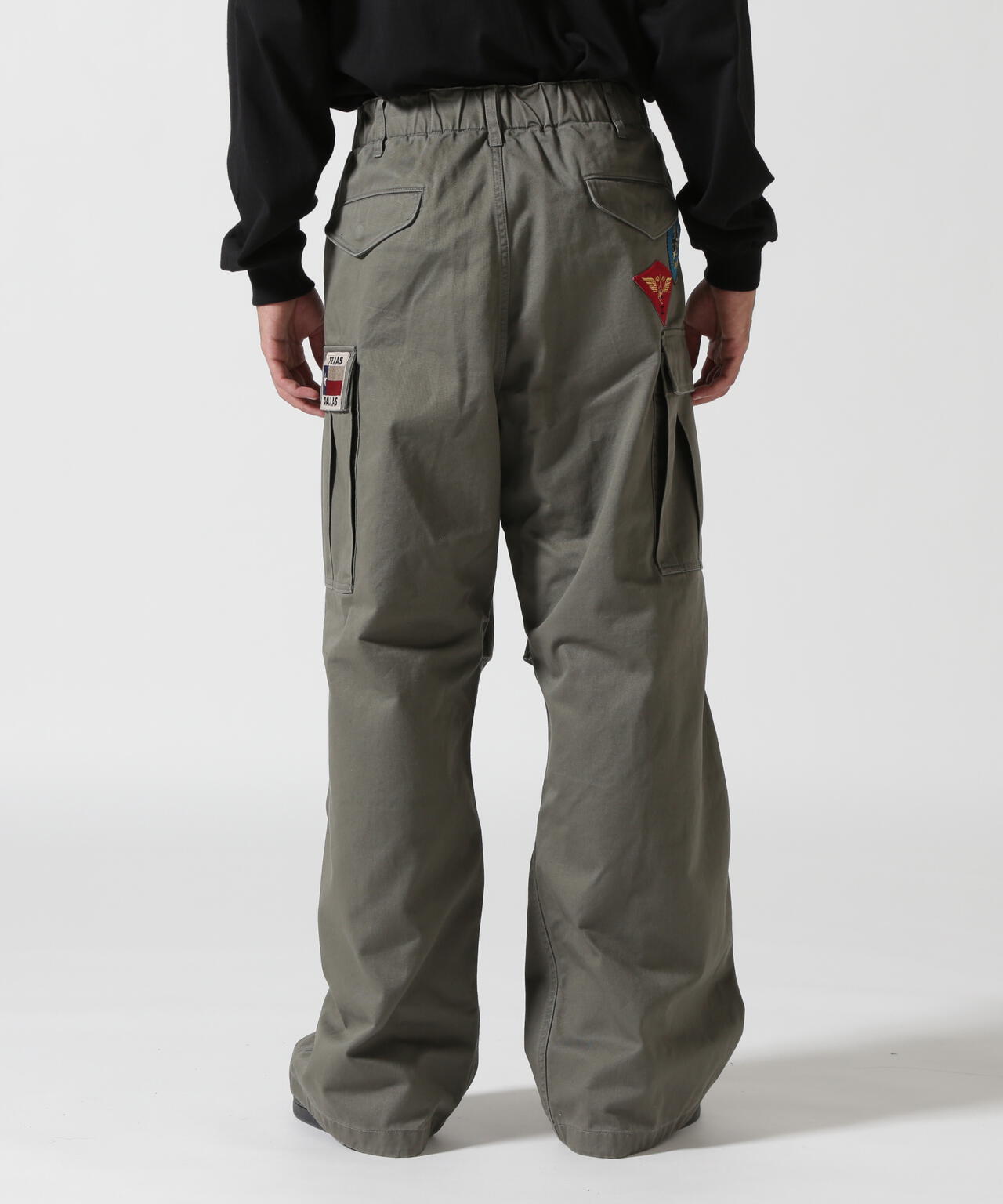 《直営店限定》TOP GUN WAPPEN CARGO PANTS / トップガン ワッペン カーゴパンツ / AVIREX