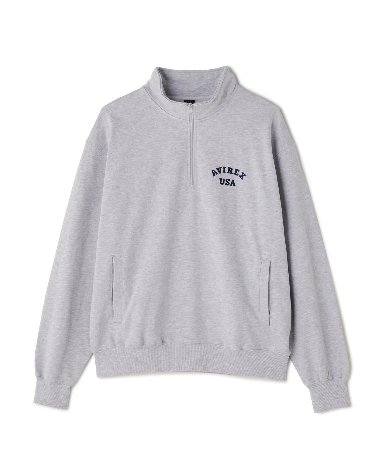 《WEB&DEPOT限定》ASTAR HALFZIP SWEAT / Aスター ハーフジップスウェット / AVIREX / アヴィレックス
