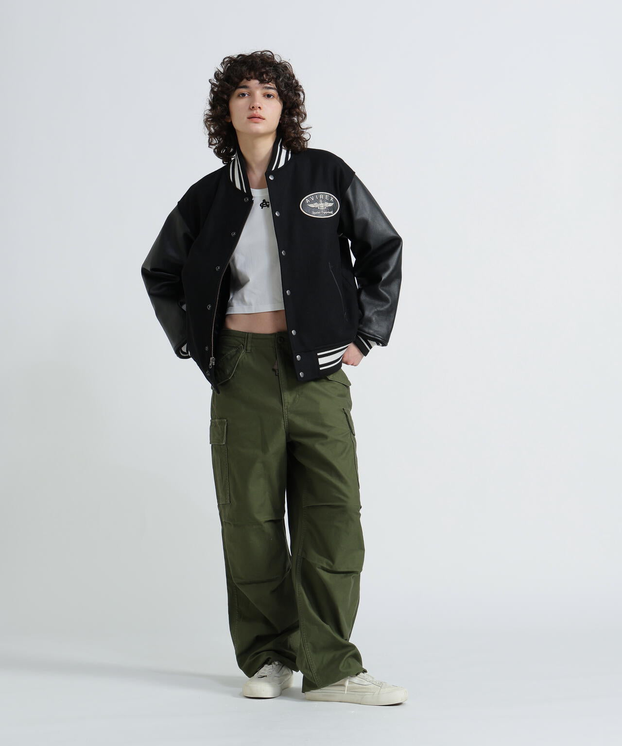 L-STADIUM JKT SIGNATURE LOGO/スタジアムジャケット シグネチャーロゴ