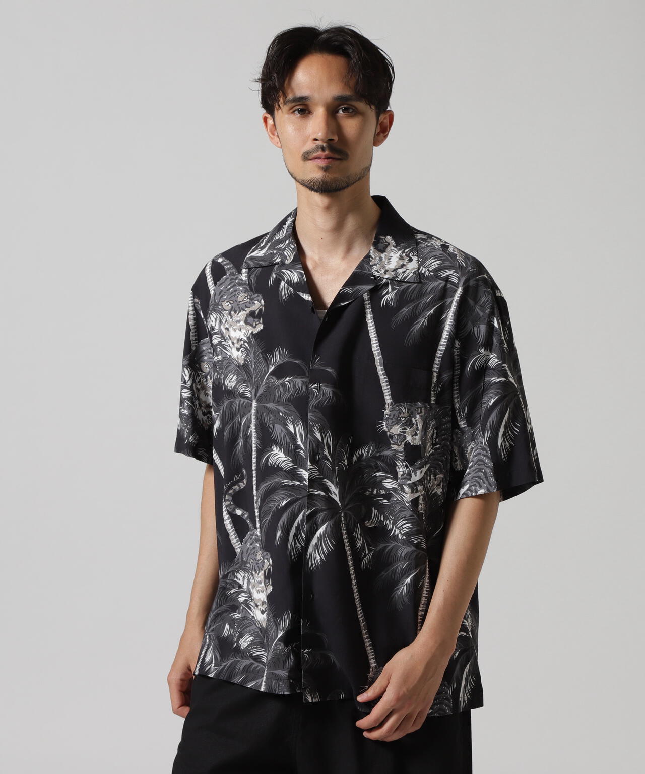 ALOHA SHIRT "TIGER & PALM TREE" / アロハシャツ "タイガー＆ パームツリー" / AVIREX