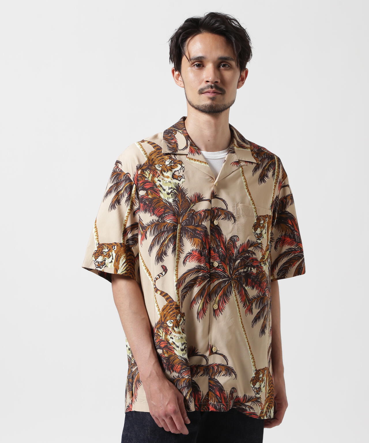 ALOHA SHIRT "TIGER & PALM TREE" / アロハシャツ "タイガー＆ パームツリー" / AVIREX